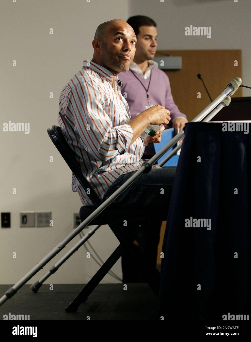 New York Yankees closer Mariano Rivera, who suffered a seasonending