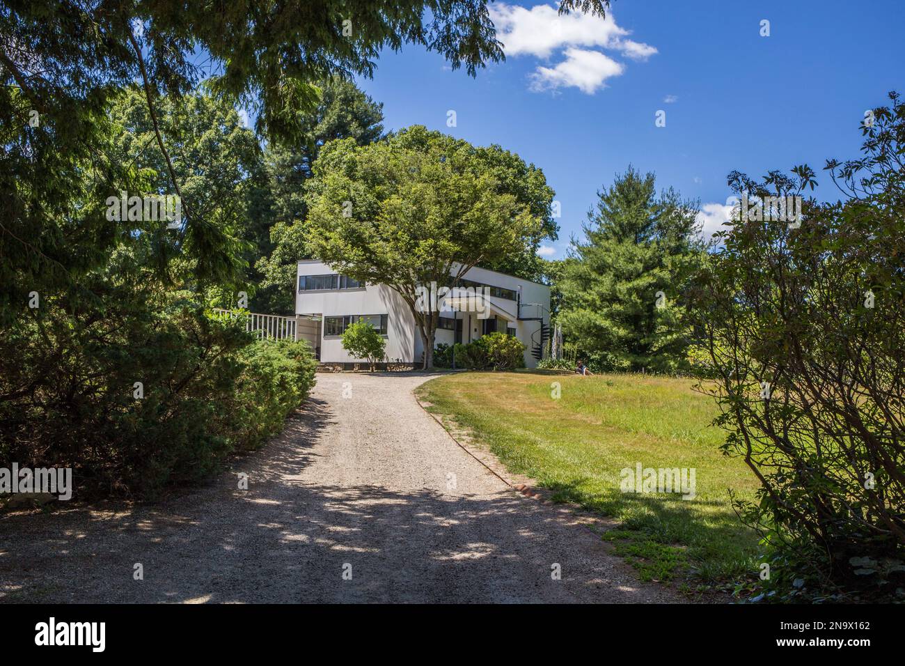 Das historische Gropius House in Lincoln, Massachusetts Stockfoto