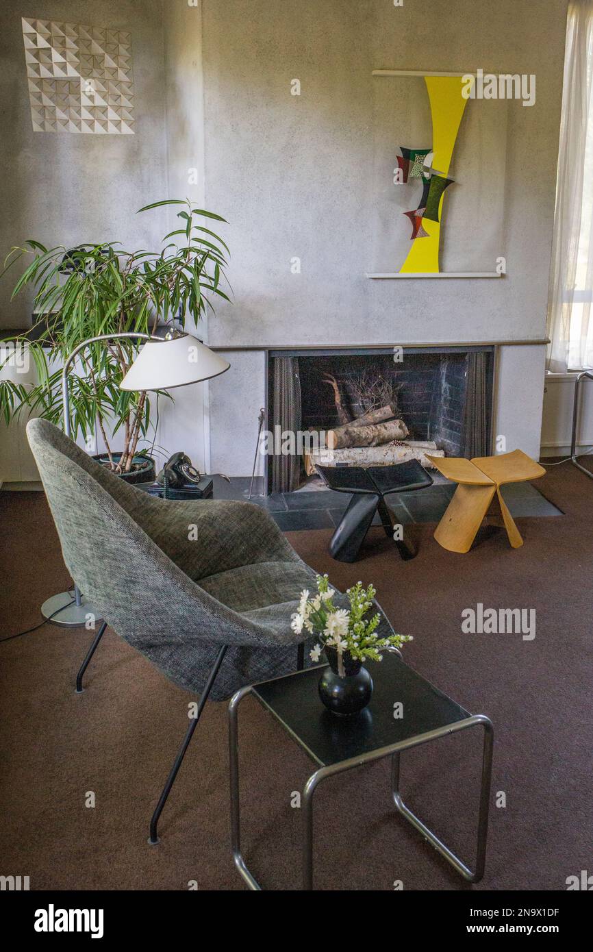 Das historische Gropius House in Lincoln, Massachusetts Stockfoto