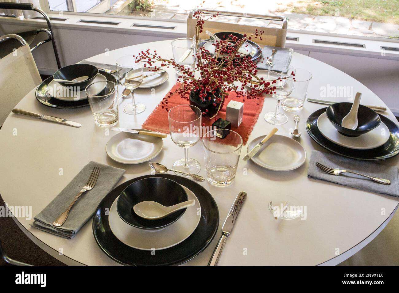 Das historische Gropius House in Lincoln, Massachusetts Stockfoto