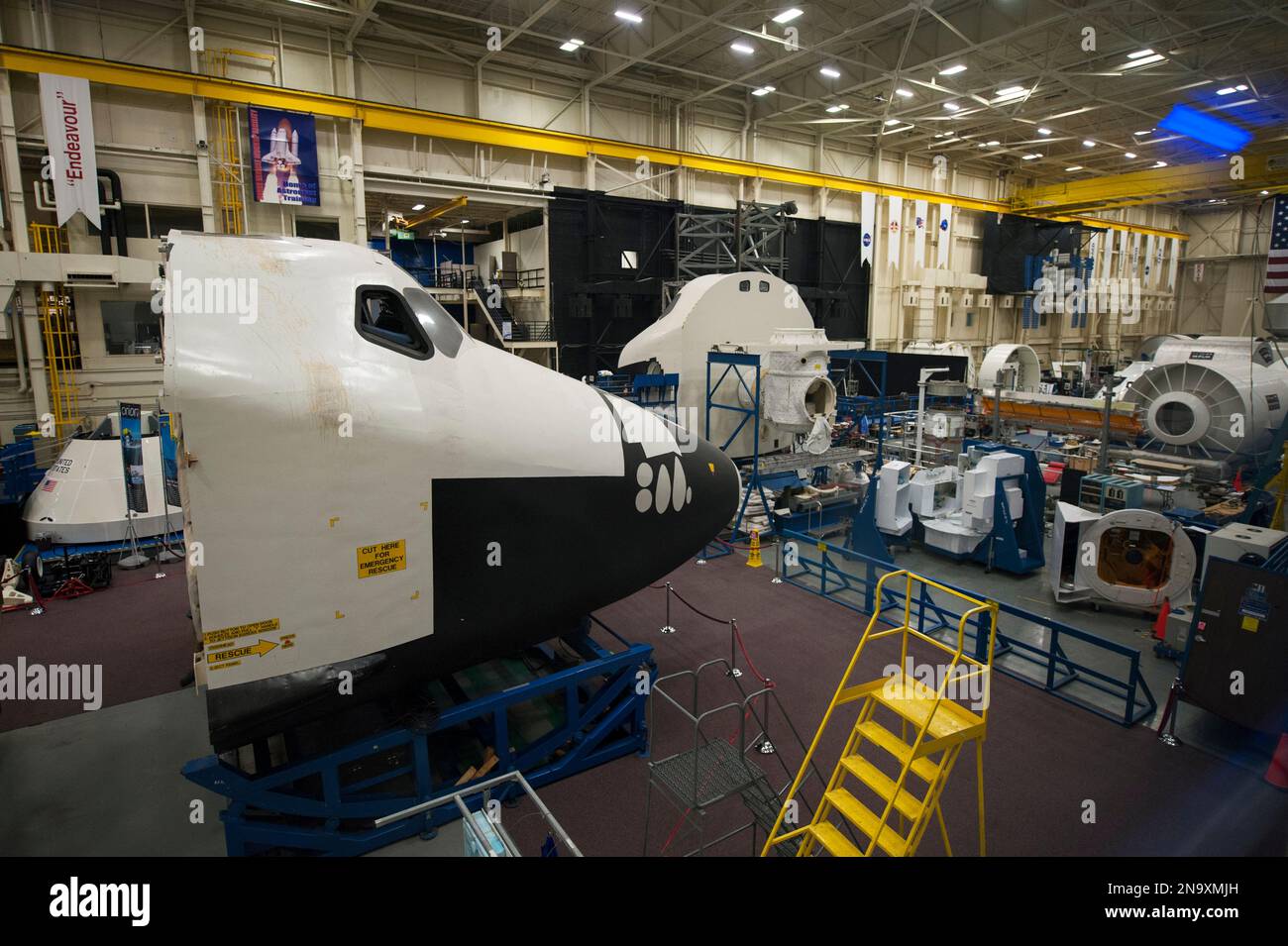 Im Johnson Space Center in Houston, Texas, USA; Webster, Texas, Vereinigte Staaten von Amerika Stockfoto