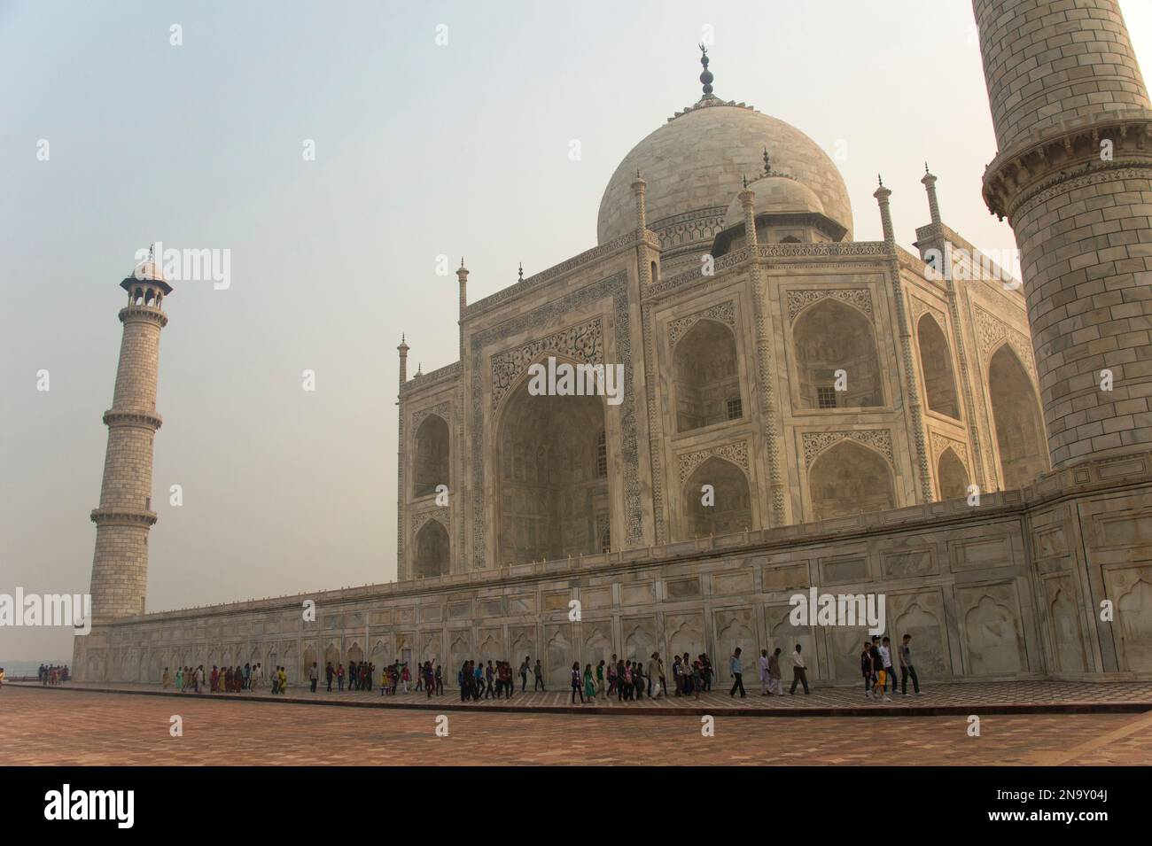 Taj Mahal in Agra, Uttar Pradesh, Indien; Agra, Uttar Pradesh, Indien Stockfoto