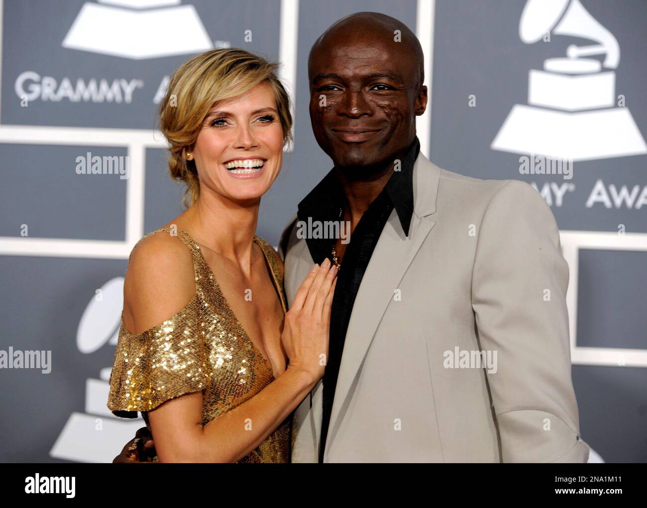 FILE In this Feb. 13, 2011 file photo, Heidi Klum, left, and Seal