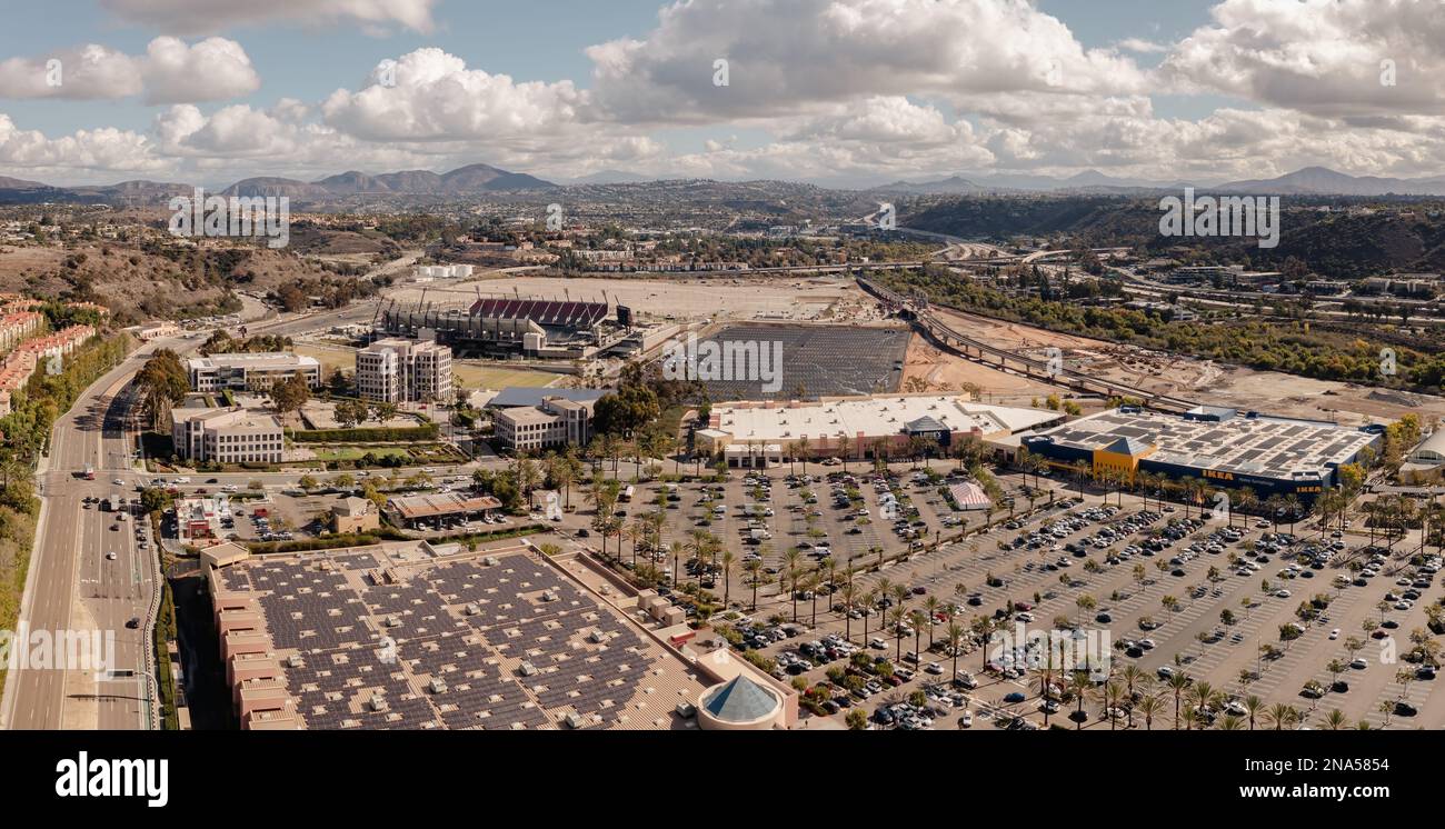 Fenton Marketplace Einkaufszentrum in Mission Valley, San Diego, Kalifornien Stockfoto