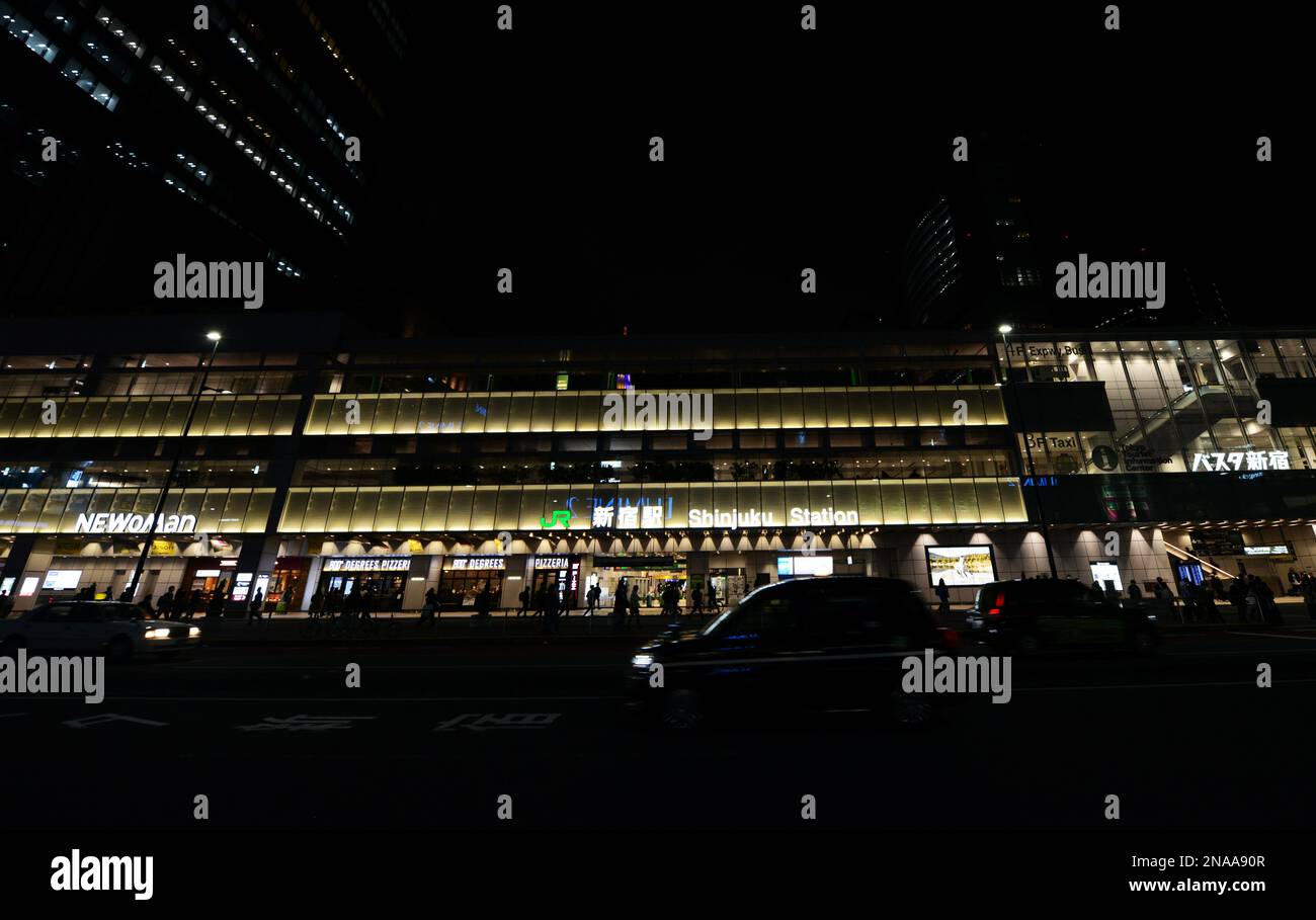 Bahnhof Shinjuku, Tokio, Japan. Stockfoto