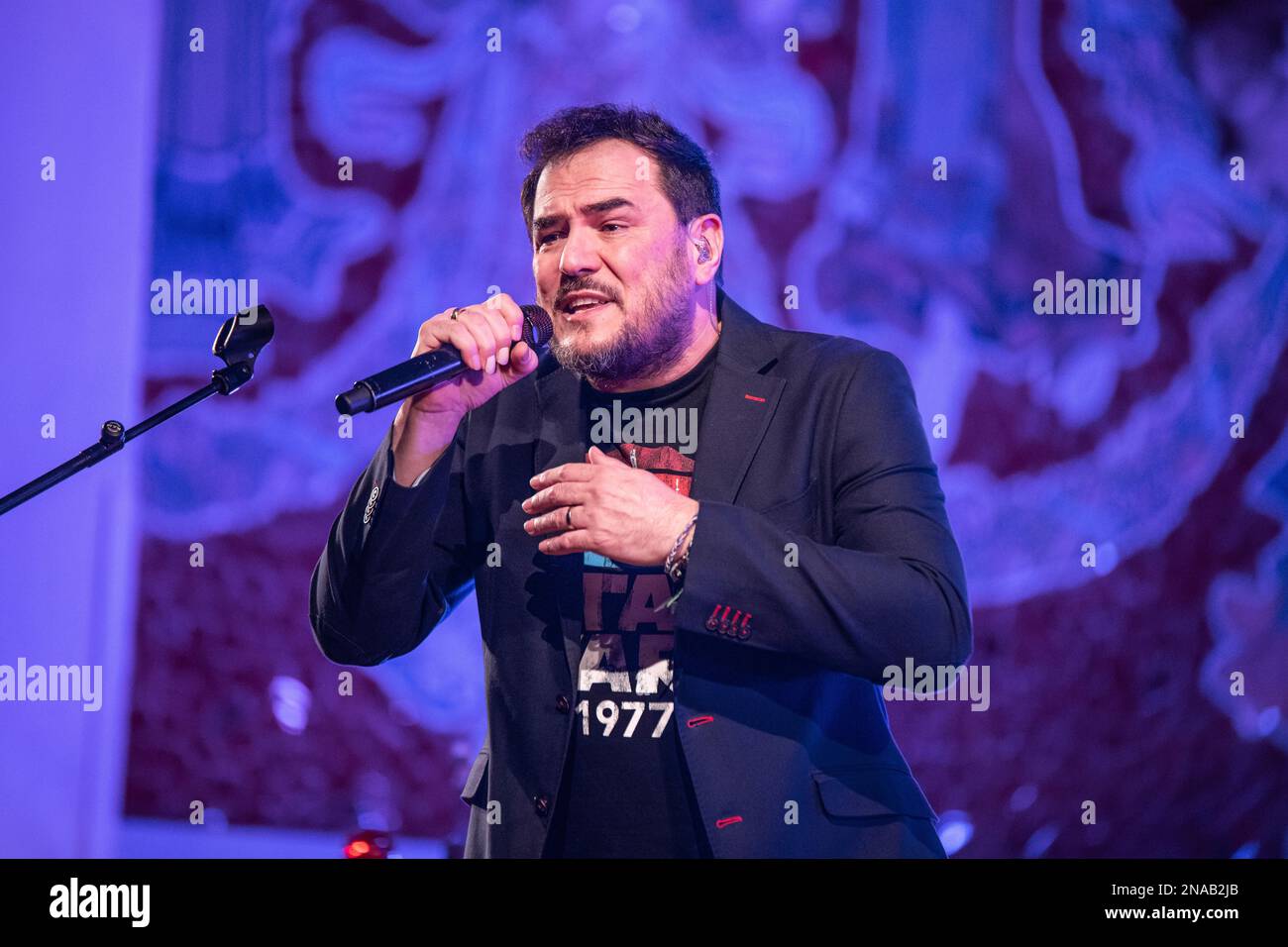 Barcelona, Spanien. 2023.02.10. Ismael SerranoSängerKonzert zum 25