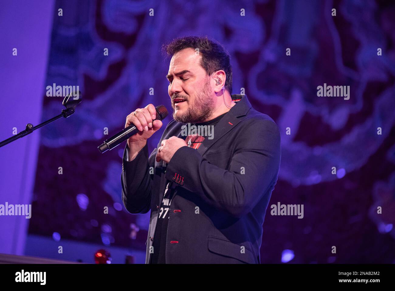 Barcelona, Spanien. 2023.02.10. Ismael SerranoSängerKonzert zum 25