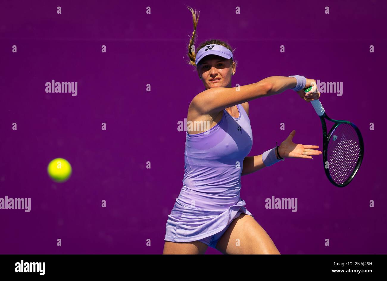 Dayana Yastremska aus der Ukraine während der ersten