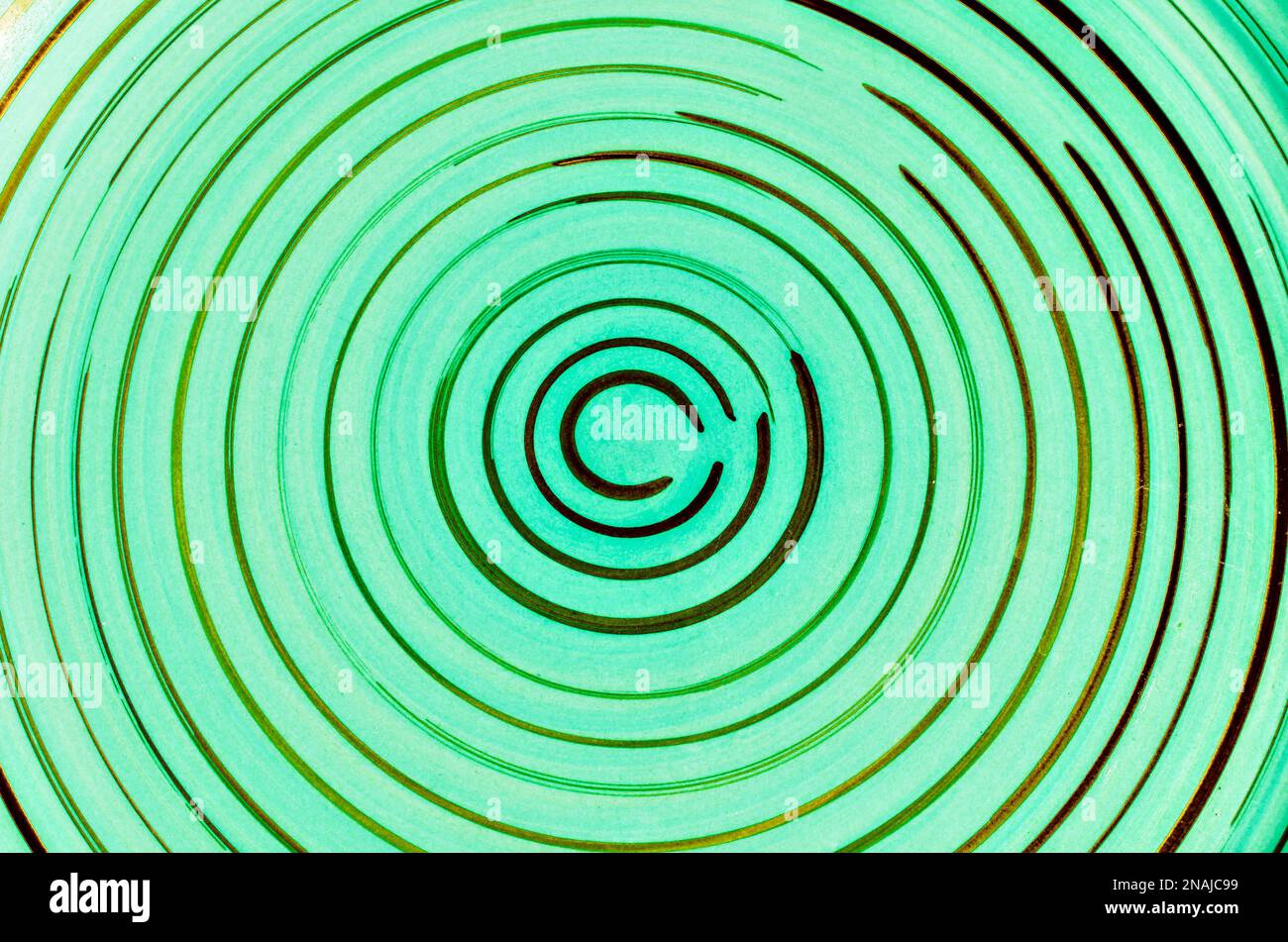 Abstrakter Hintergrund des Kaleodoskops. Geometrische Spiralstruktur Stockfoto