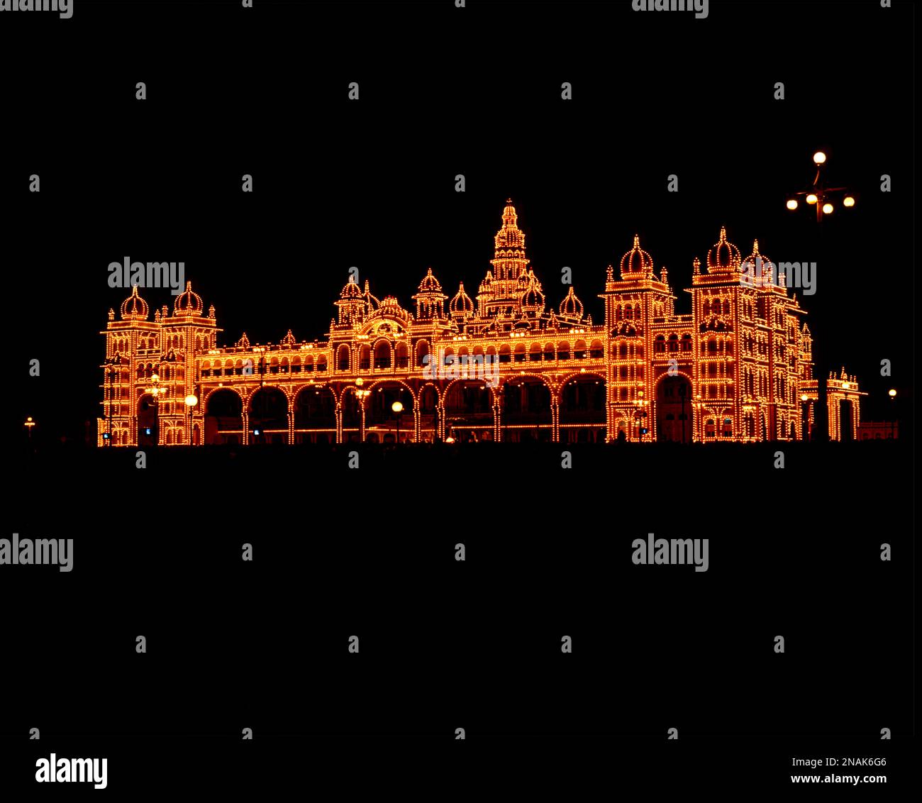 Mysore Palast, Karnataka, Indien Stockfoto