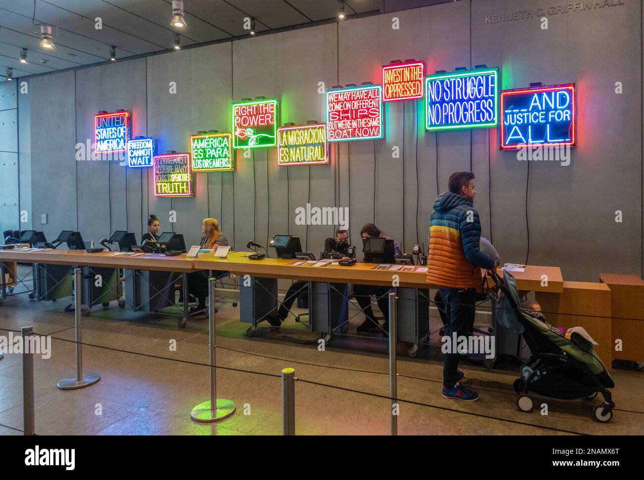 Whitney Museum of American Art im Fleischverpackungsviertel von Manhattan, New York City Stockfoto