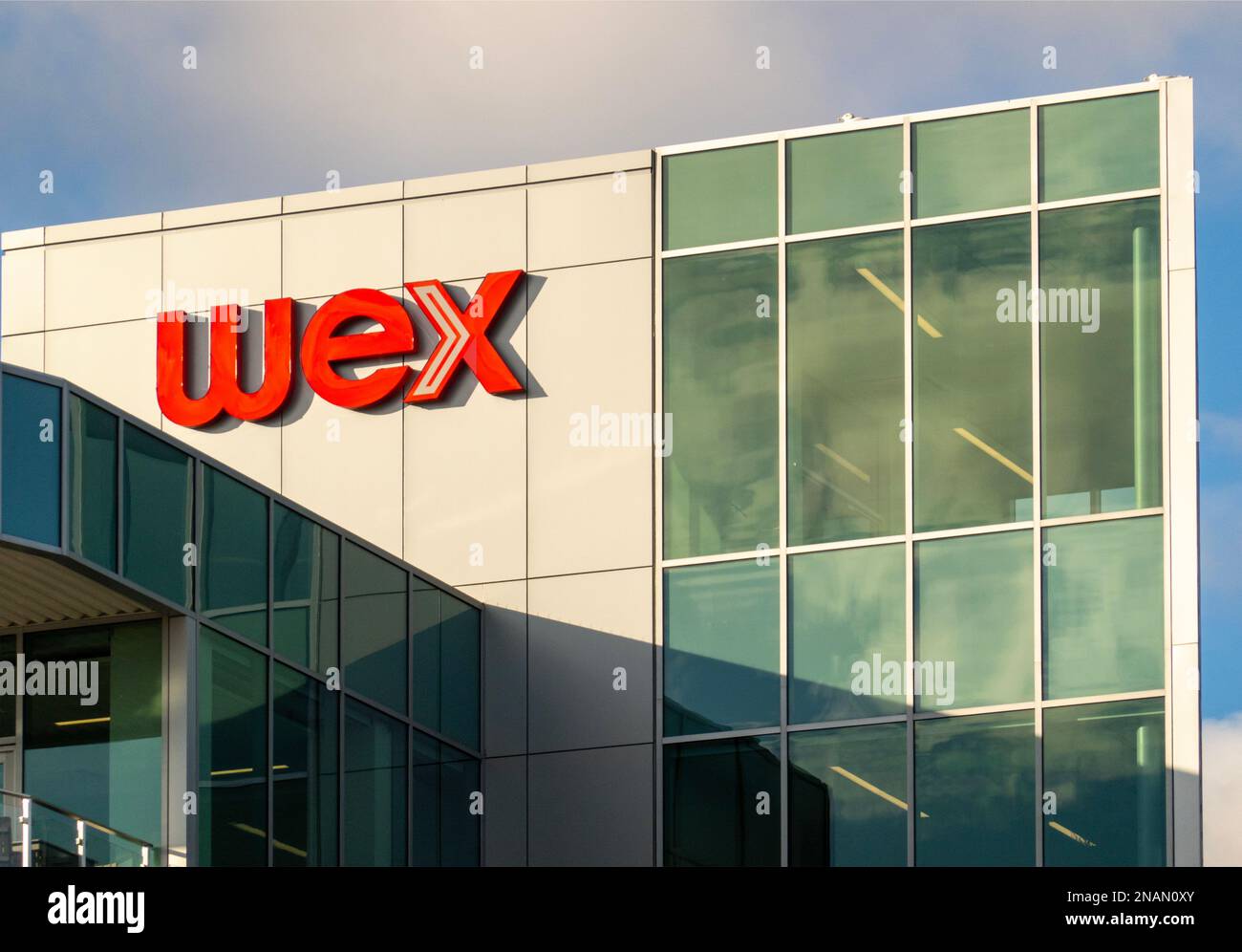 WEX Global Hauptsitz in Portland, Maine Stockfoto