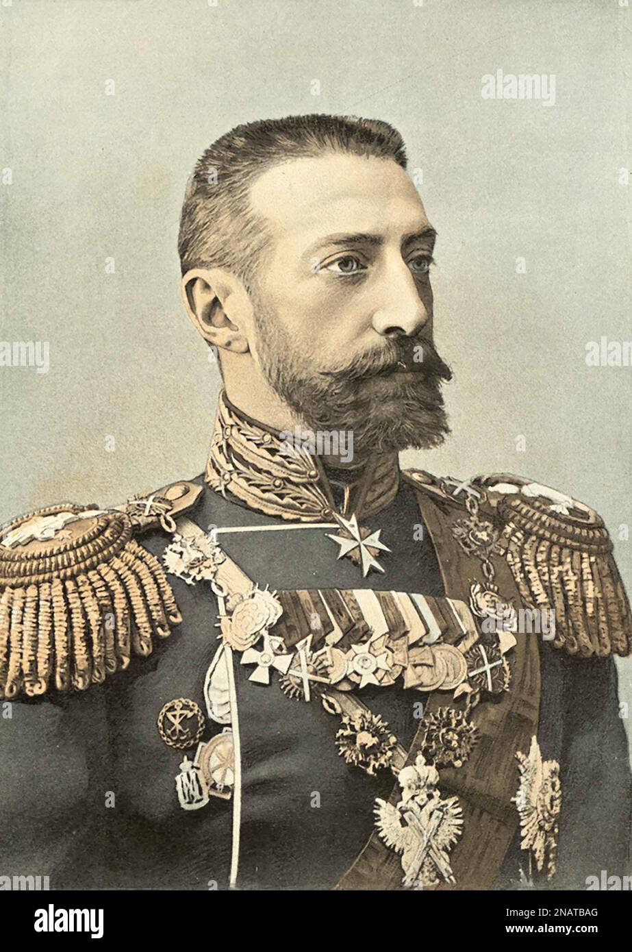 Großherzog Konstantin Konstantinowitsch - Enkel des russischen Kaisers Nicholas i Pawlowitsch. Stockfoto