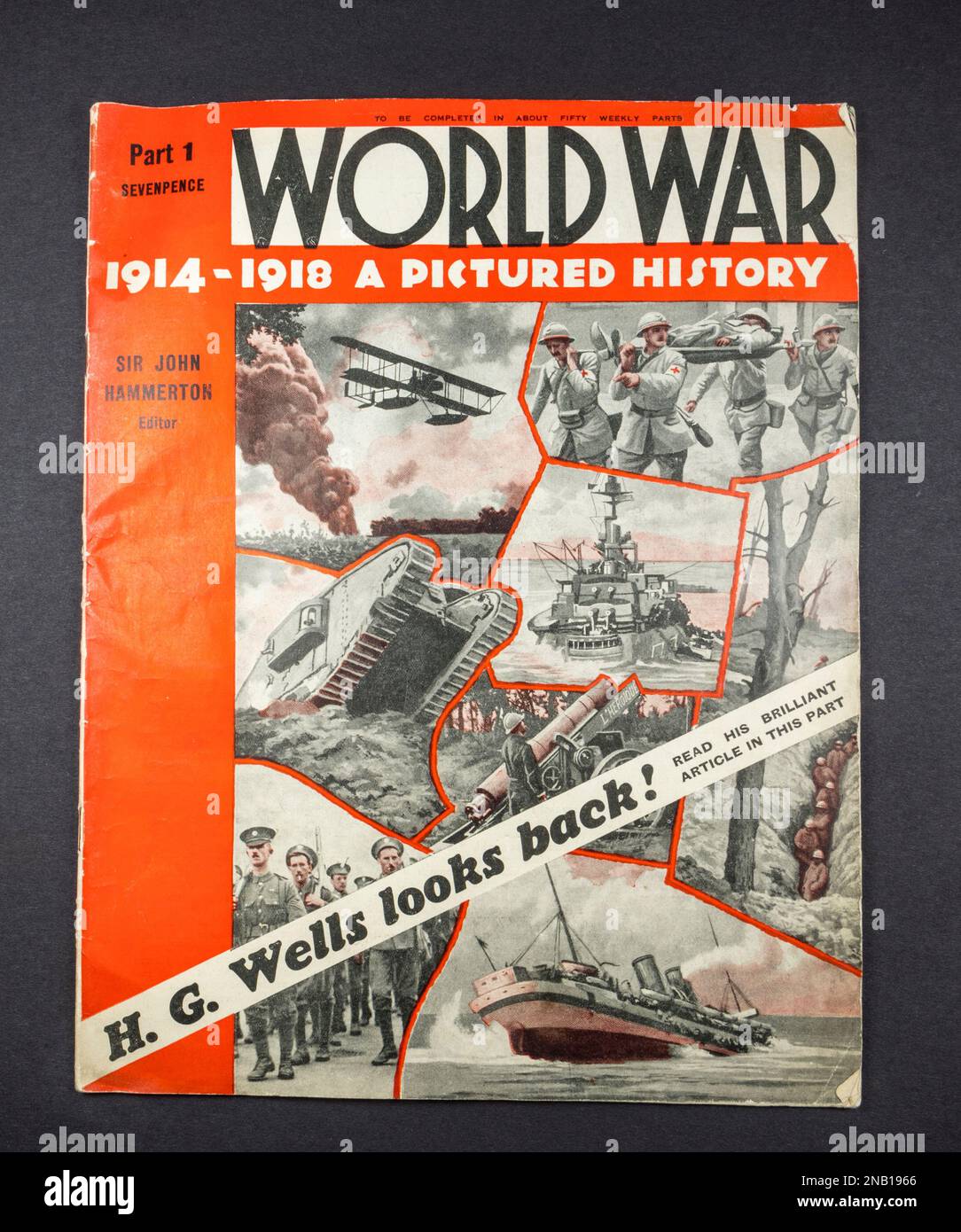 Im 1914-1918. Weltkrieg Eine geschichtliche Darstellung (1934). Stockfoto