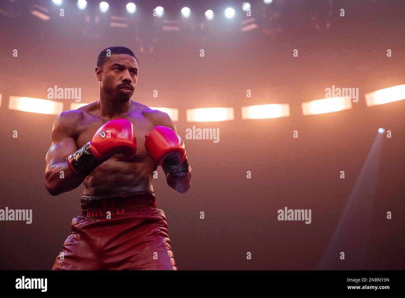 MICHAEL B. JORDAN in CREED III (2023), Regie Michael B. JORDAN. Kredit: Metro-Goldwyn-Mayer (MGM) / Album Stockfoto