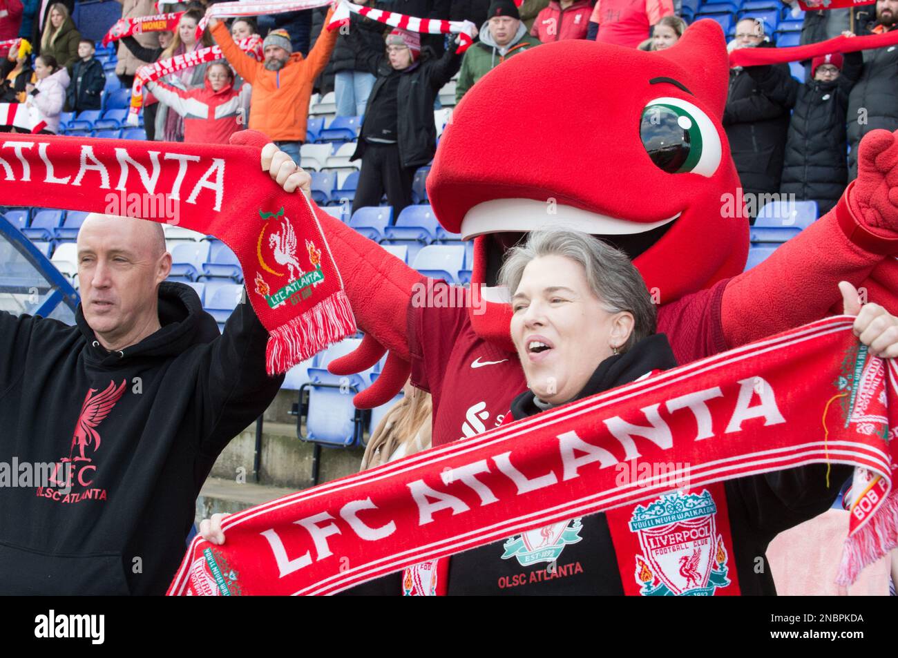 WSL Liverpool / Leicester City in Prenton Park Birkenhead, Liverpool (Terry Scott/SPP) Guthaben: SPP Sport Press Photo. Alamy Live News Stockfoto