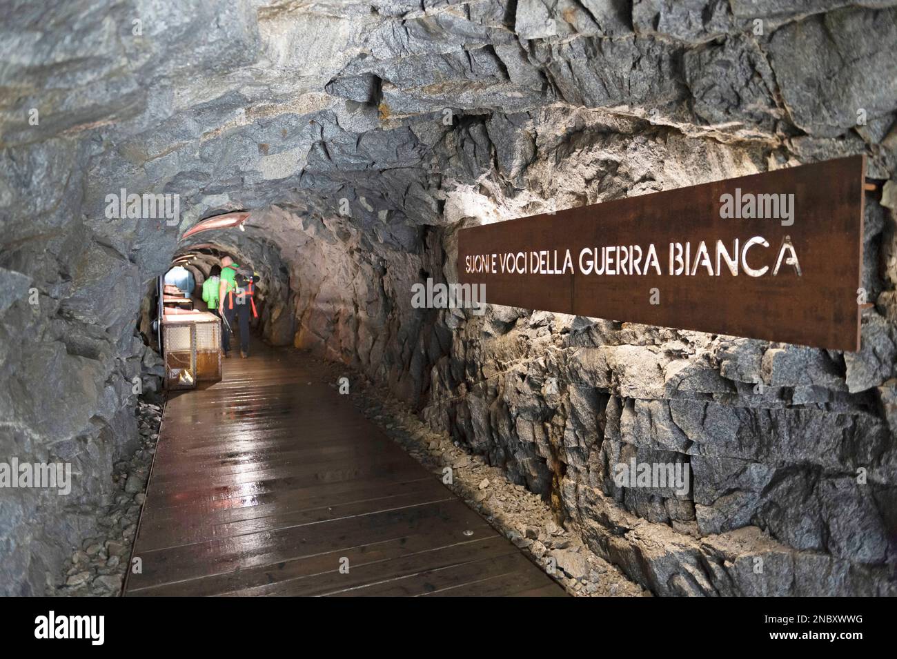 Weißes Kriegsmuseum, tonale Pass, italien Stockfoto
