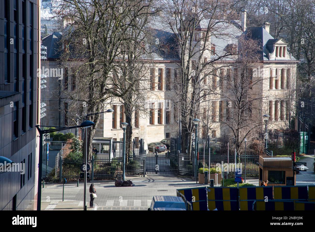 Das Schaubild zeigt die Vertretung des Bundesstaates Bayern bei der Europäischen Union am Dienstag, den 14. Februar 2023 in Brüssel. BELGA FOTO NICOLAS MAETERLINCK Stockfoto
