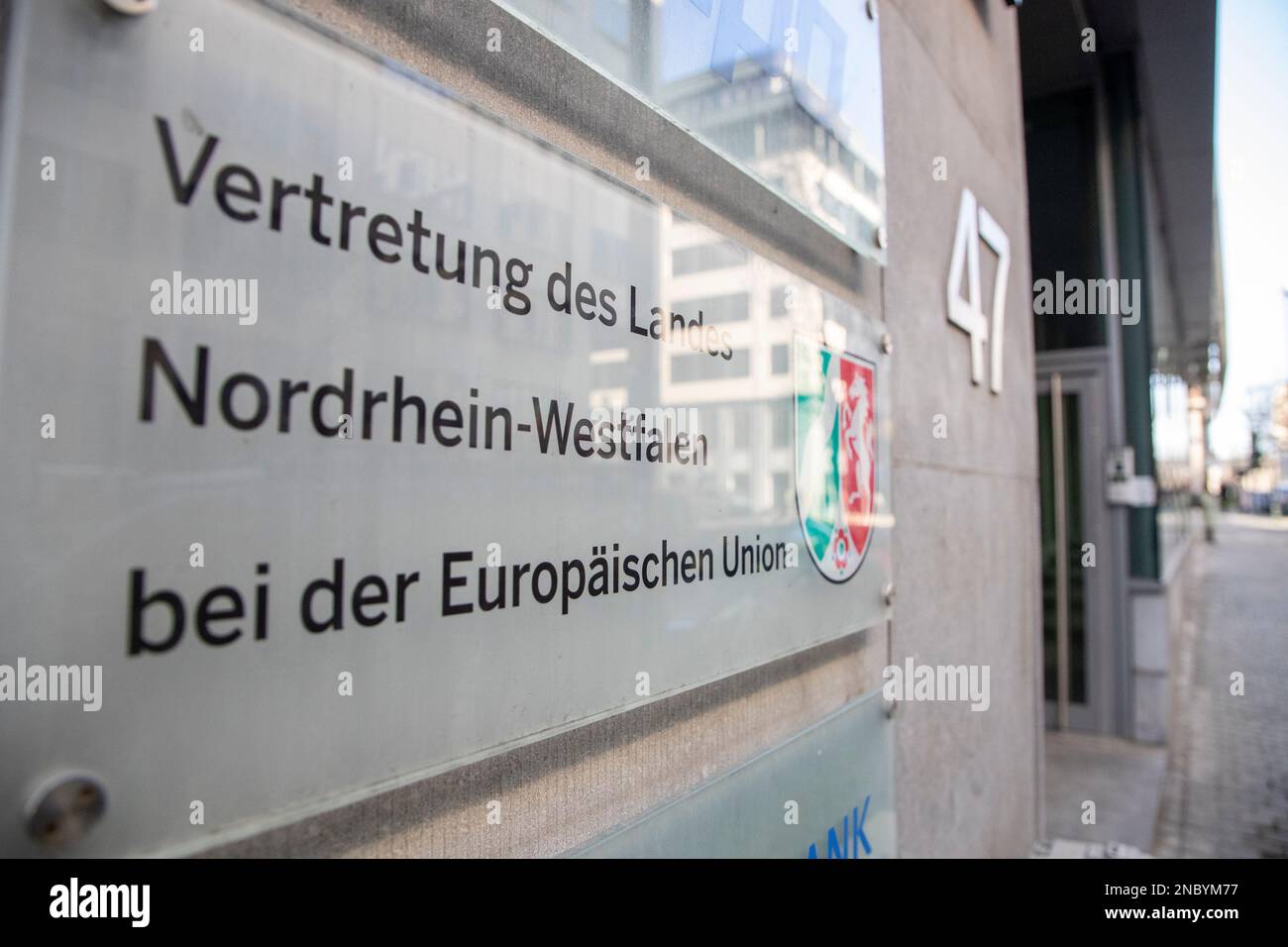 Das Schaubild zeigt die Vertretung des Bundesstaates NordrheinWestfalen bei der Europäischen