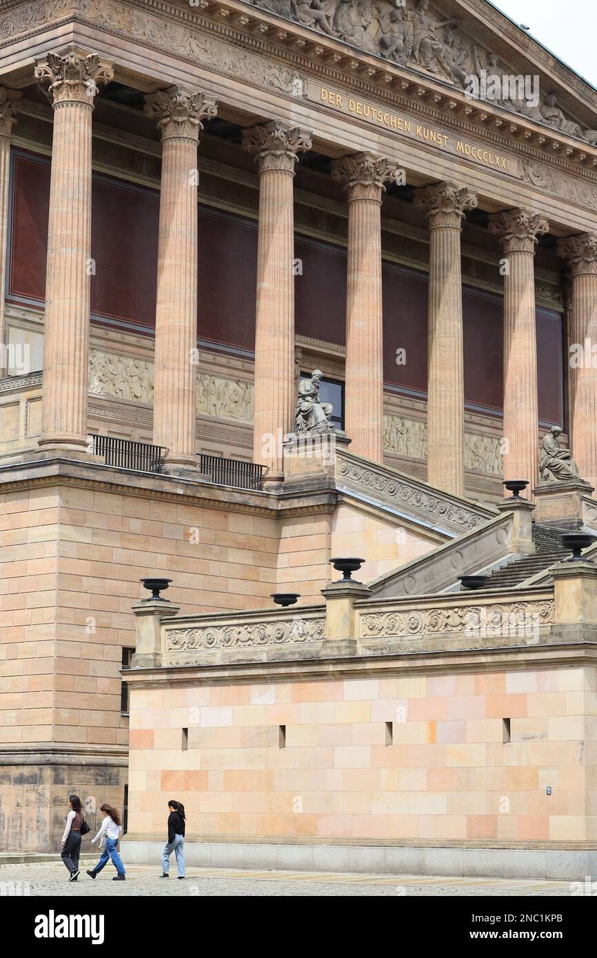 Berlin ist die Hauptstadt und größte Stadt Deutschlands Stockfoto