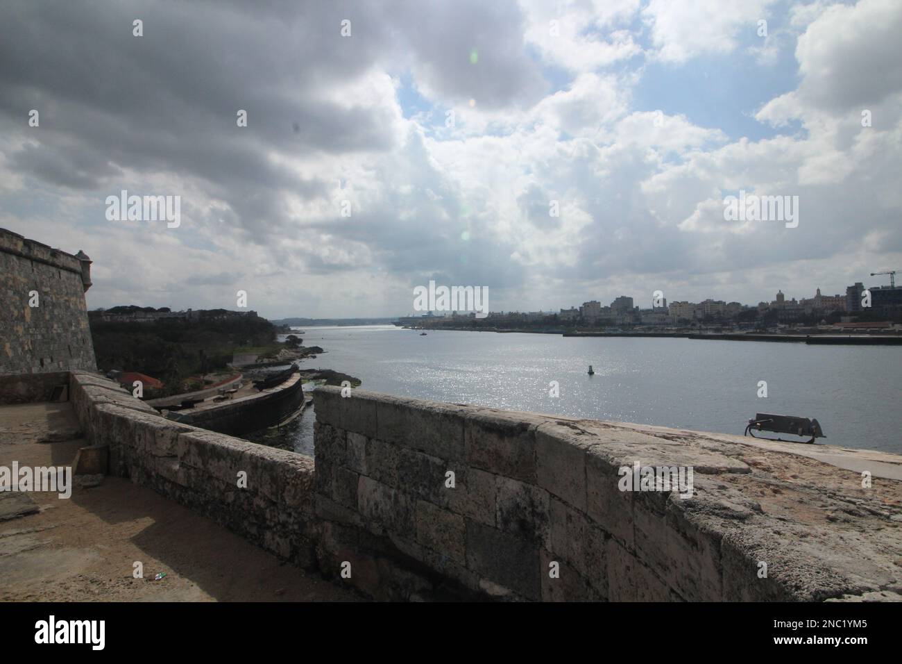 La Cabaña in Havanna, Castillo de los Tres Reyes del Morro, Kuba Stockfoto