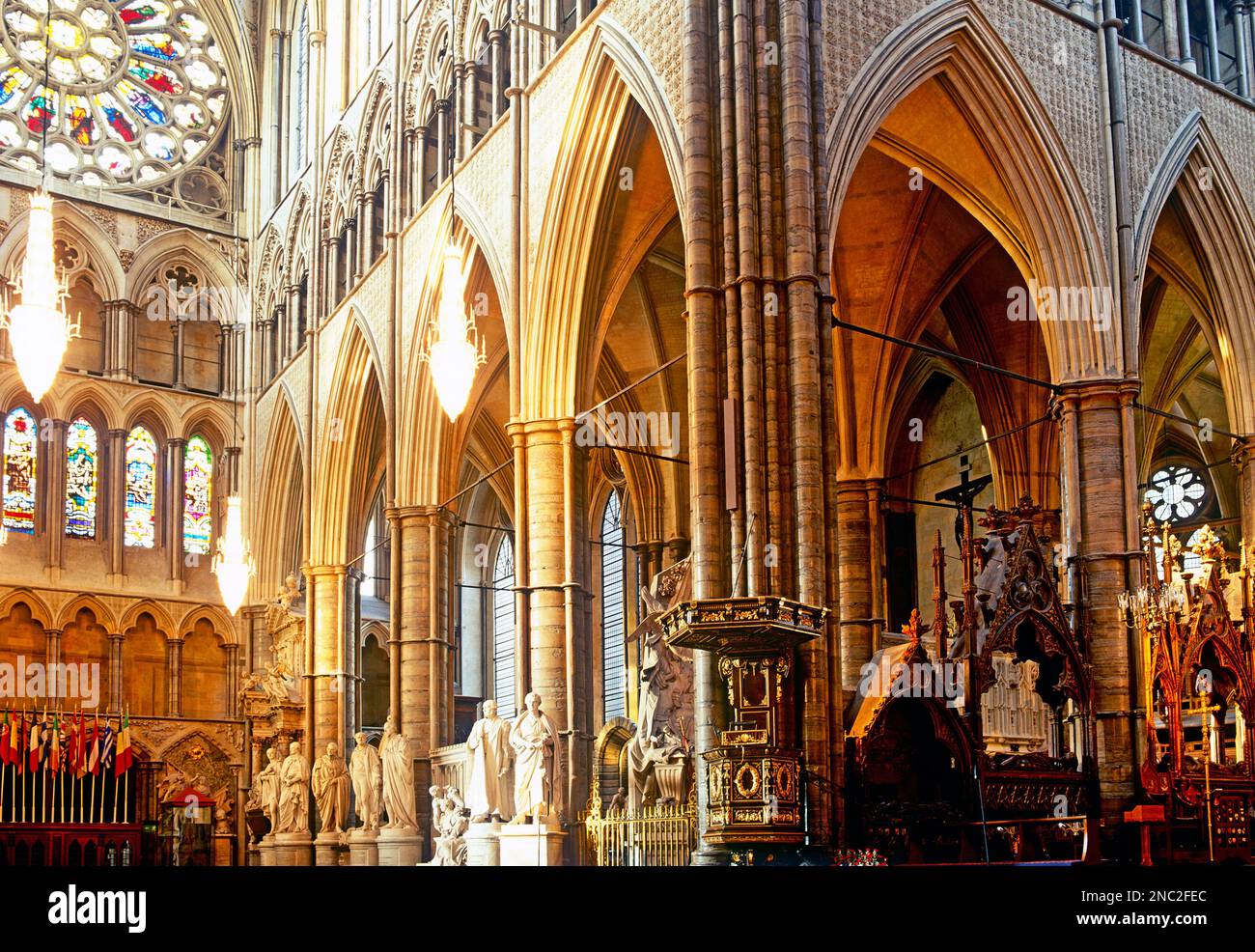 Westminster Abbey London UK Stockfoto