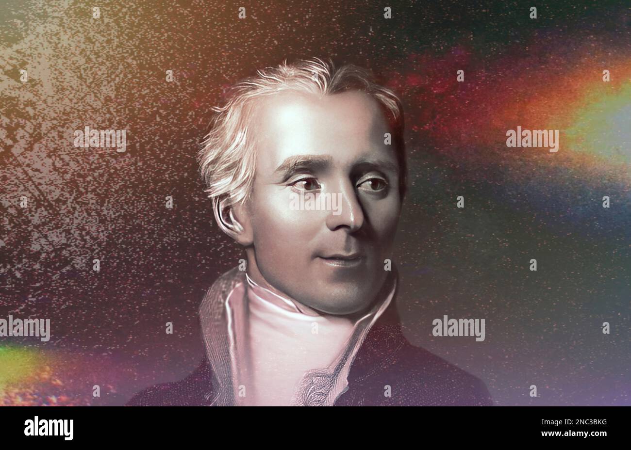 Pierre-Simon Marquis de Laplace, 1749-1827, französischer Physiker, Astronom und Mathematiker, digital verändert Stockfoto