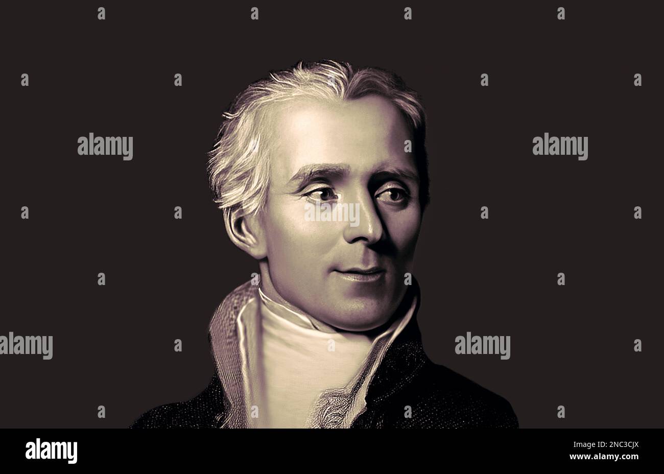 Pierre-Simon Marquis de Laplace, 1749-1827, französischer Physiker, Astronom und Mathematiker, digital verändert Stockfoto