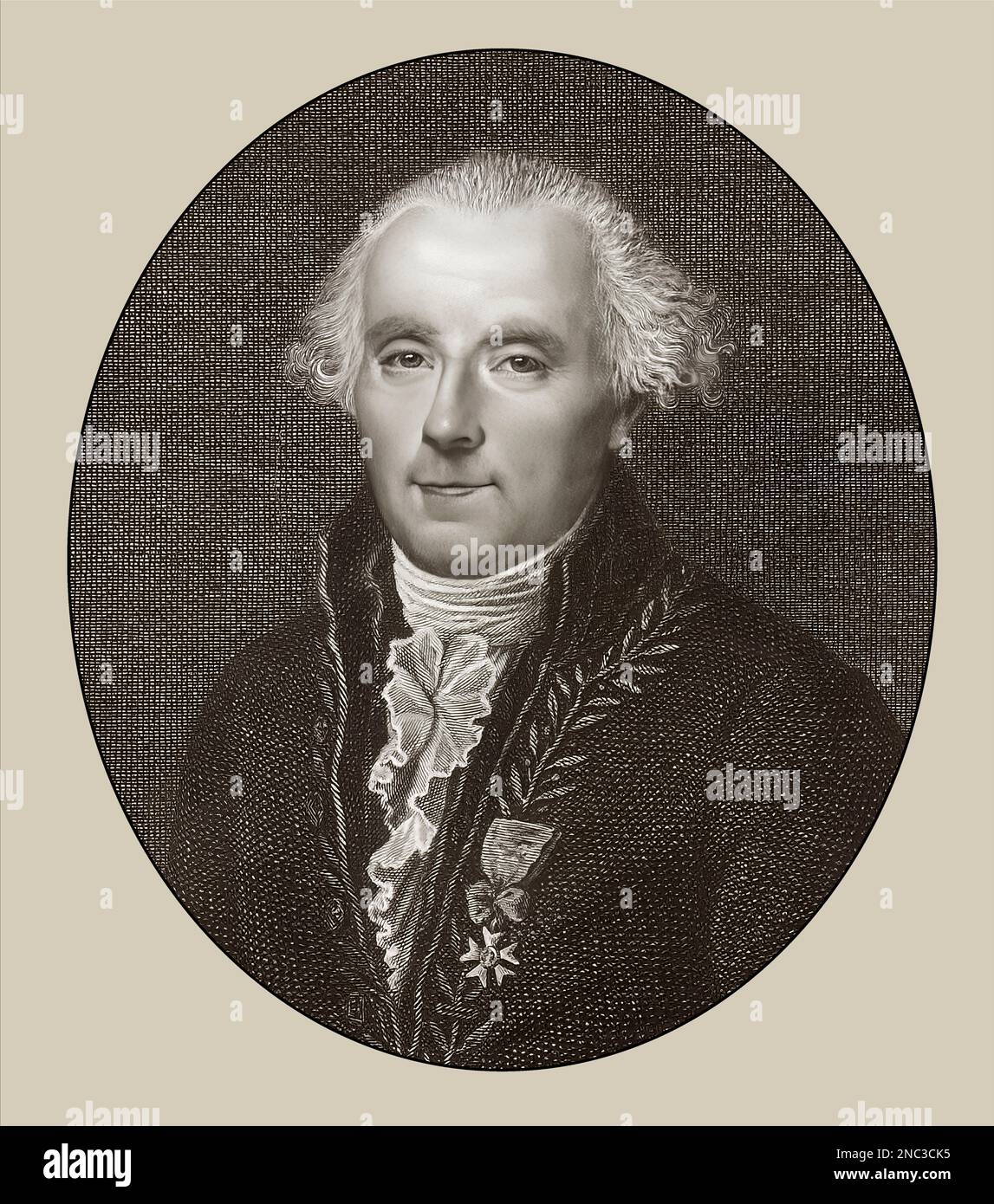 Pierre-Simon Marquis de Laplace, 1749-1827, französischer Physiker, Astronom und Mathematiker, digital verändert Stockfoto