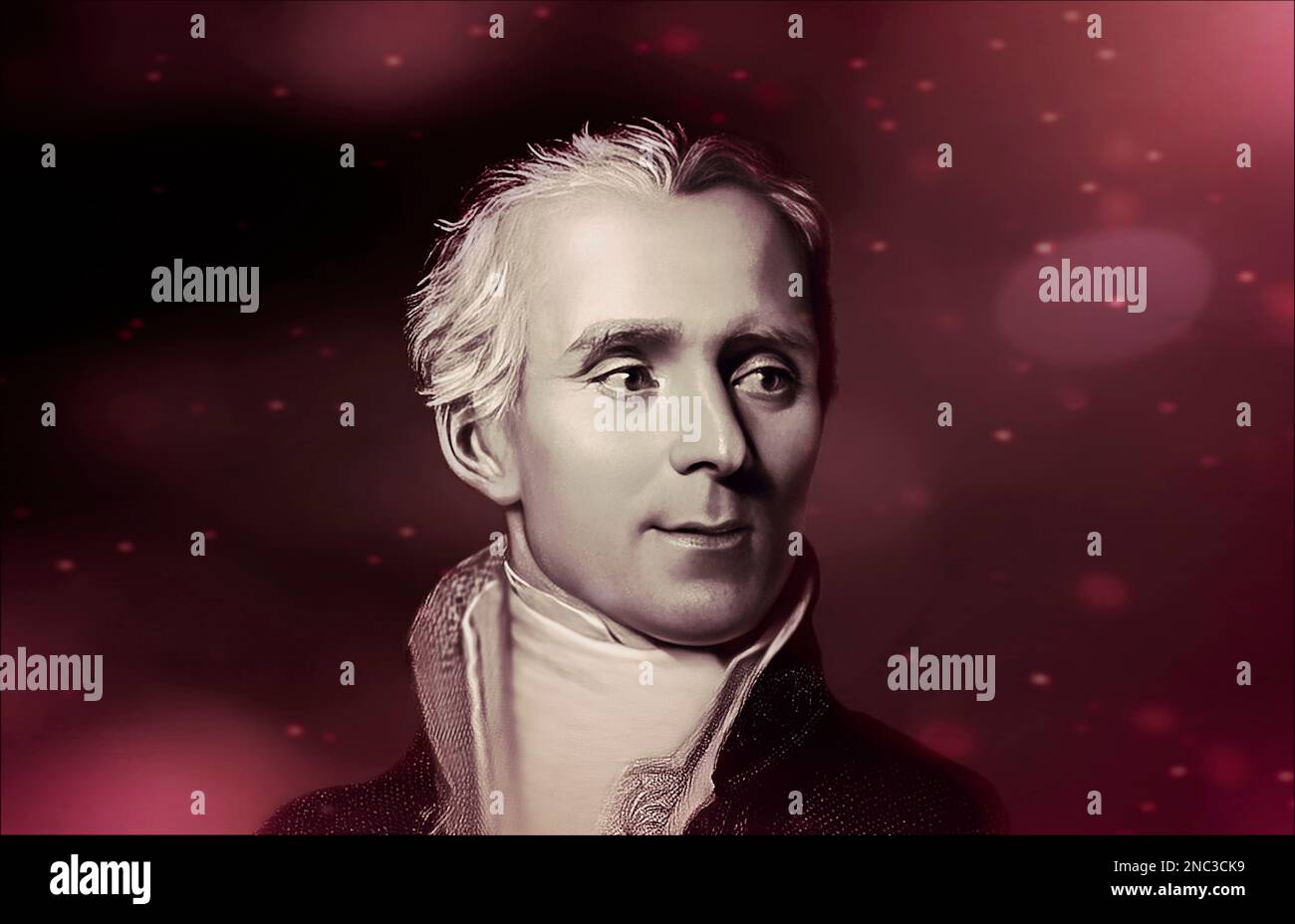 Pierre-Simon Marquis de Laplace, 1749-1827, französischer Physiker, Astronom und Mathematiker, digital verändert Stockfoto