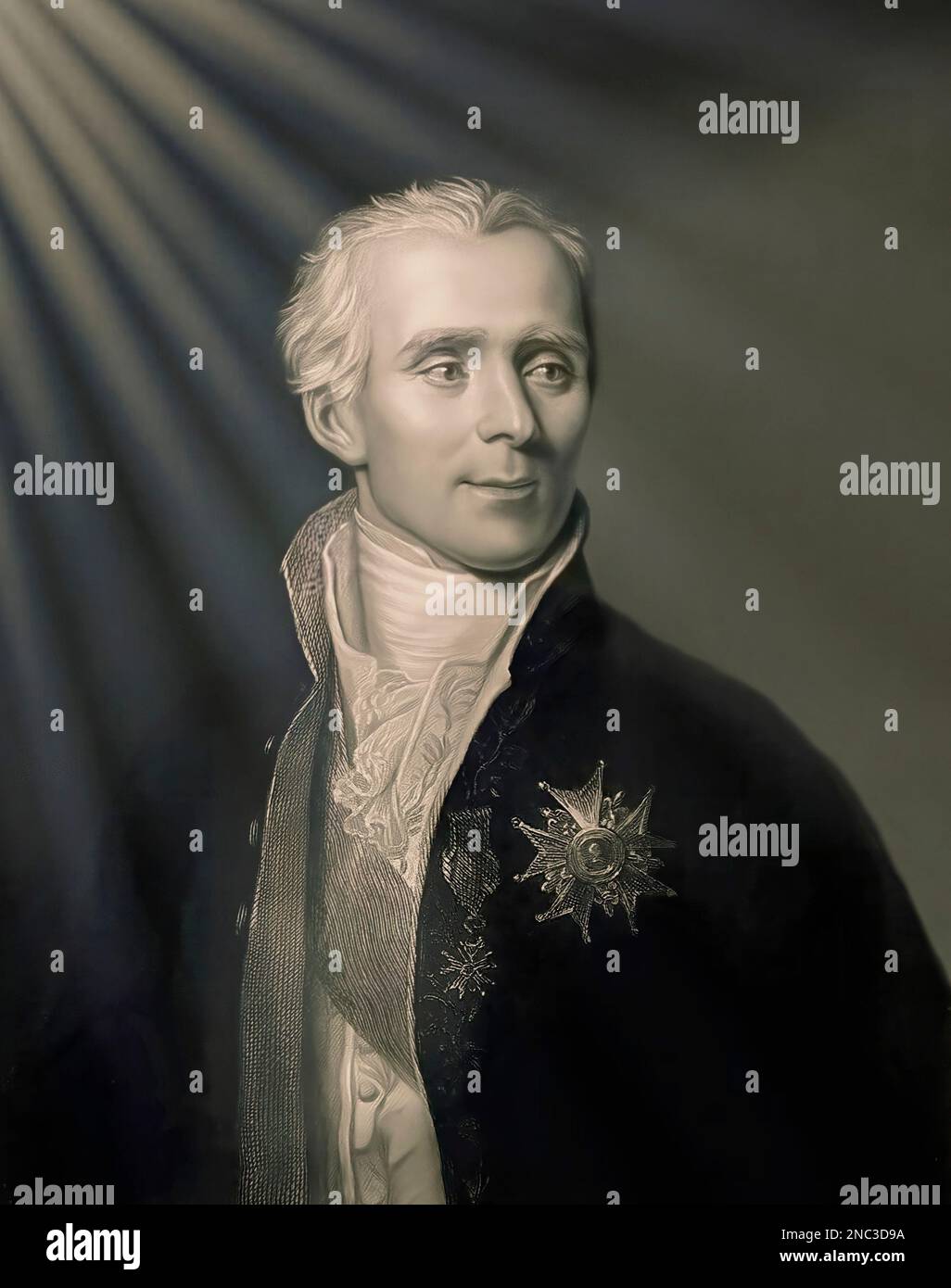 Pierre-Simon Marquis de Laplace, 1749-1827, französischer Physiker, Astronom und Mathematiker, digital verändert Stockfoto
