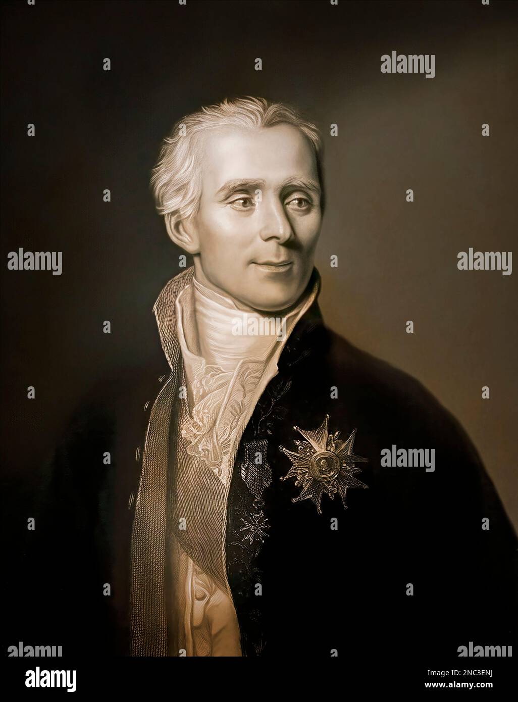Pierre-Simon Marquis de Laplace, 1749-1827, französischer Physiker, Astronom und Mathematiker, digital verändert Stockfoto