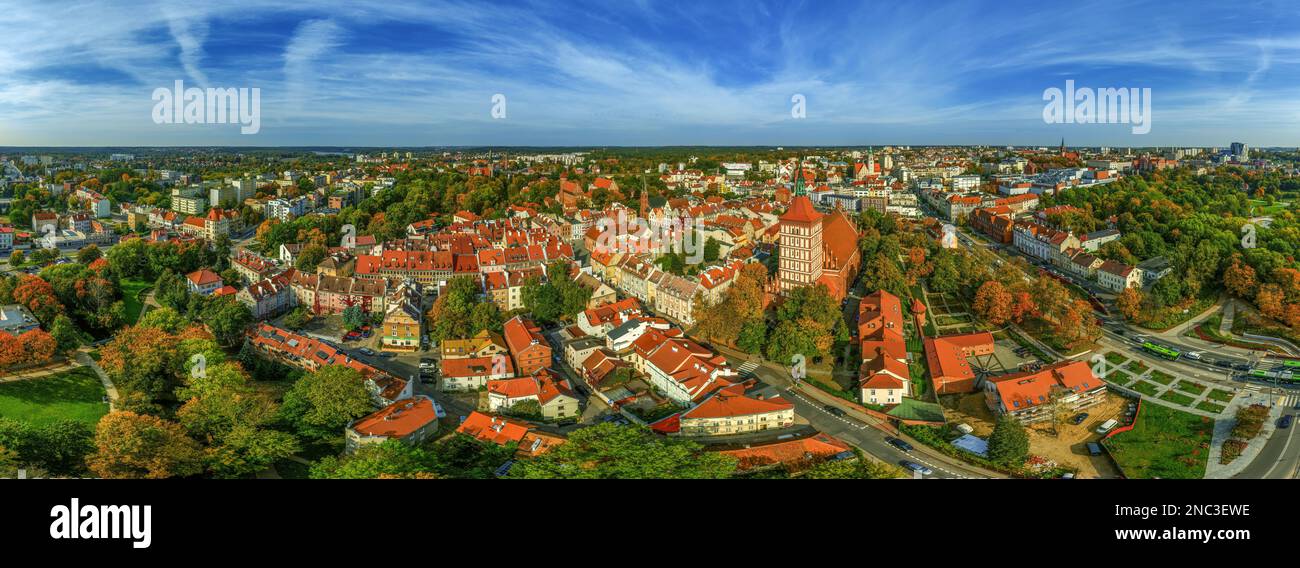 Olsztyn - eine Stadt in Warmia im Nordosten Polens Stockfoto