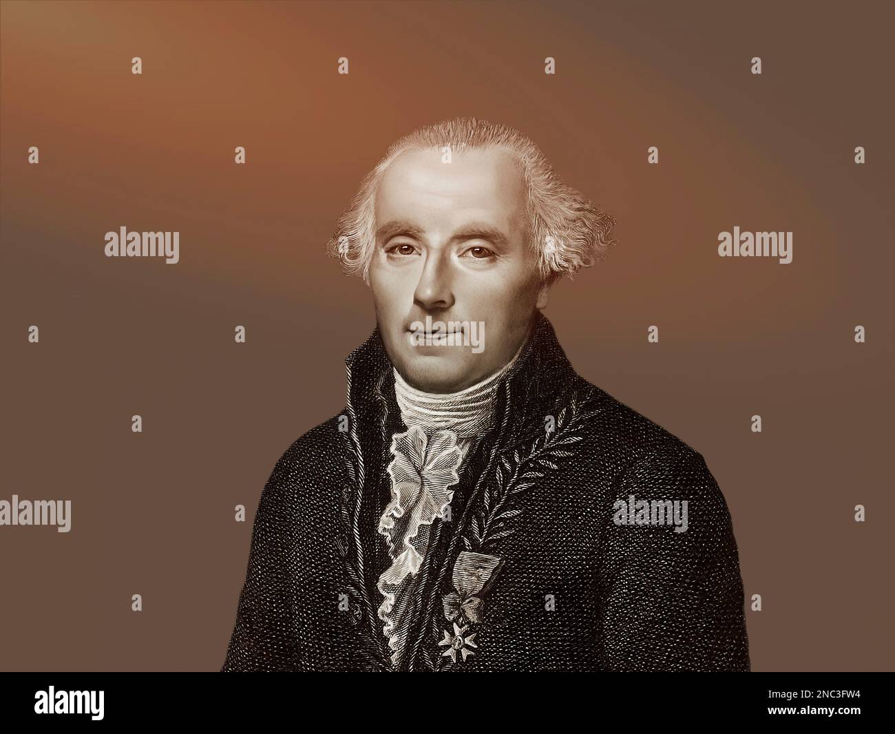 Pierre-Simon Marquis de Laplace, 1749-1827, französischer Physiker, Astronom und Mathematiker, digital verändert Stockfoto