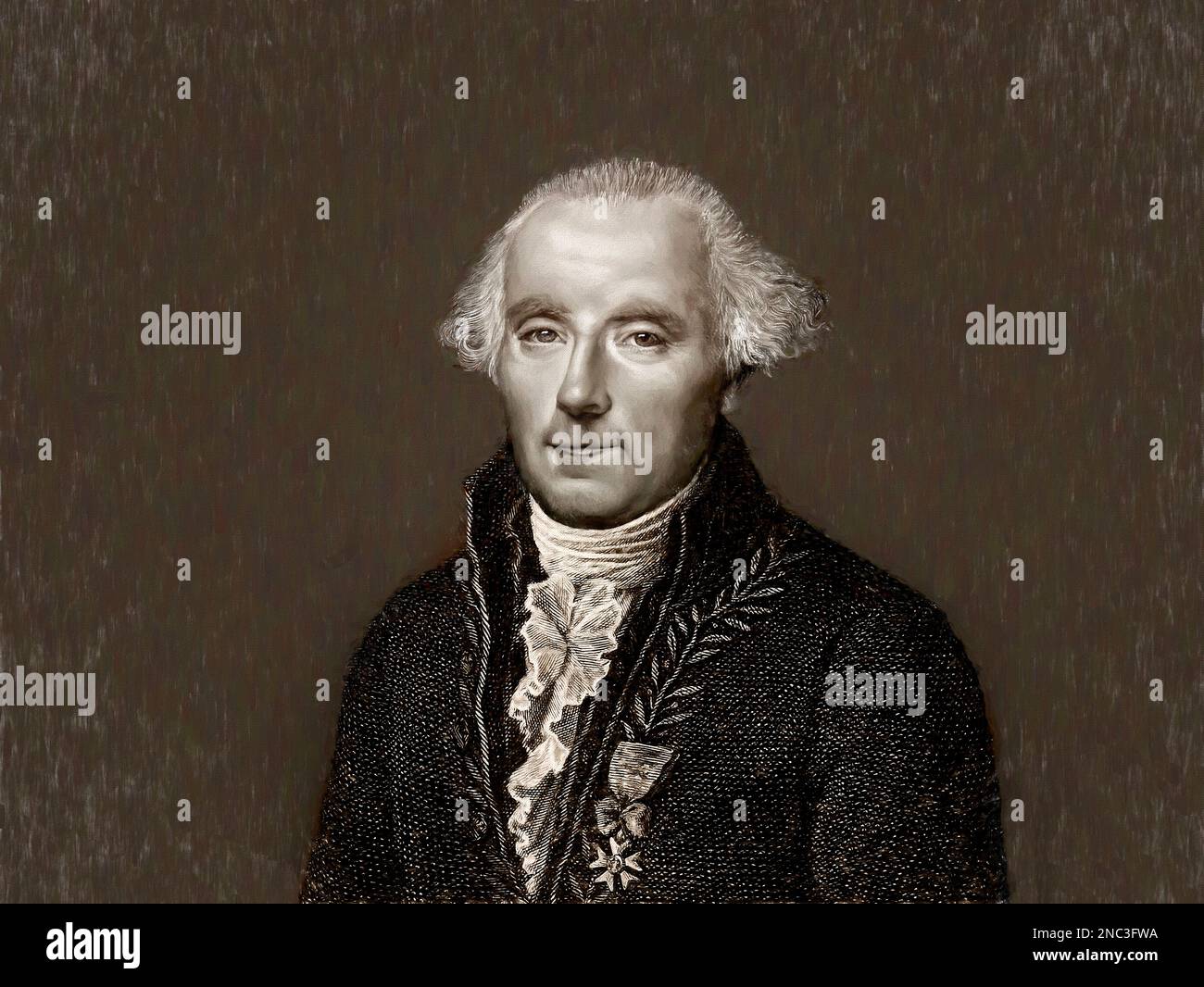 Pierre-Simon Marquis de Laplace, 1749-1827, französischer Physiker, Astronom und Mathematiker, digital verändert Stockfoto