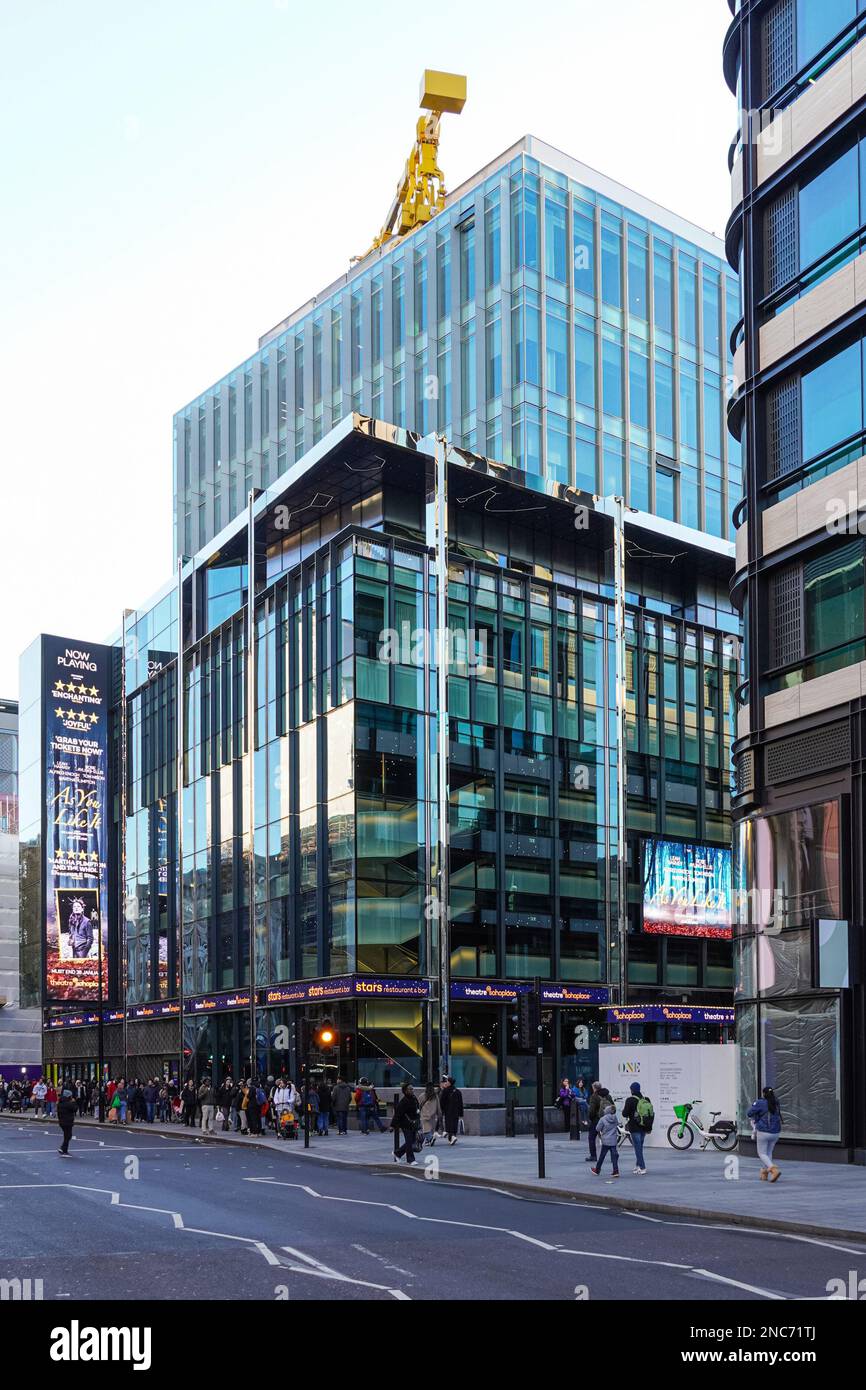 Soho Place, @sohoplace, ein West End-Theater in London, England, Großbritannien Stockfoto