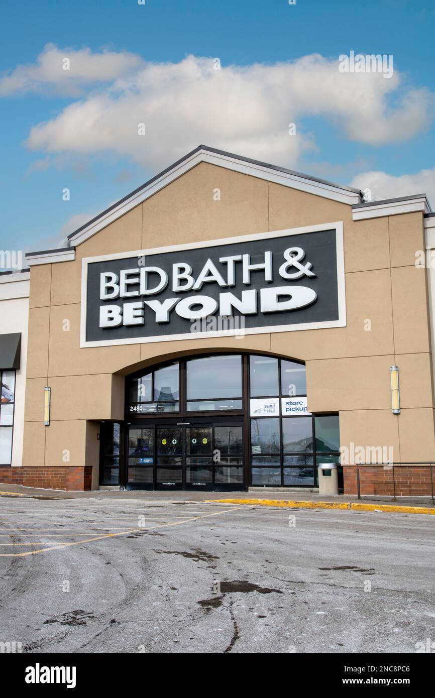Roseville, Minnesota. Bett Bad & Mehr. Ist eine amerikanische Einzelhandelskette mit Niederlassungen in den USA, Kanada, Mexiko und Puerto Rico. Stockfoto