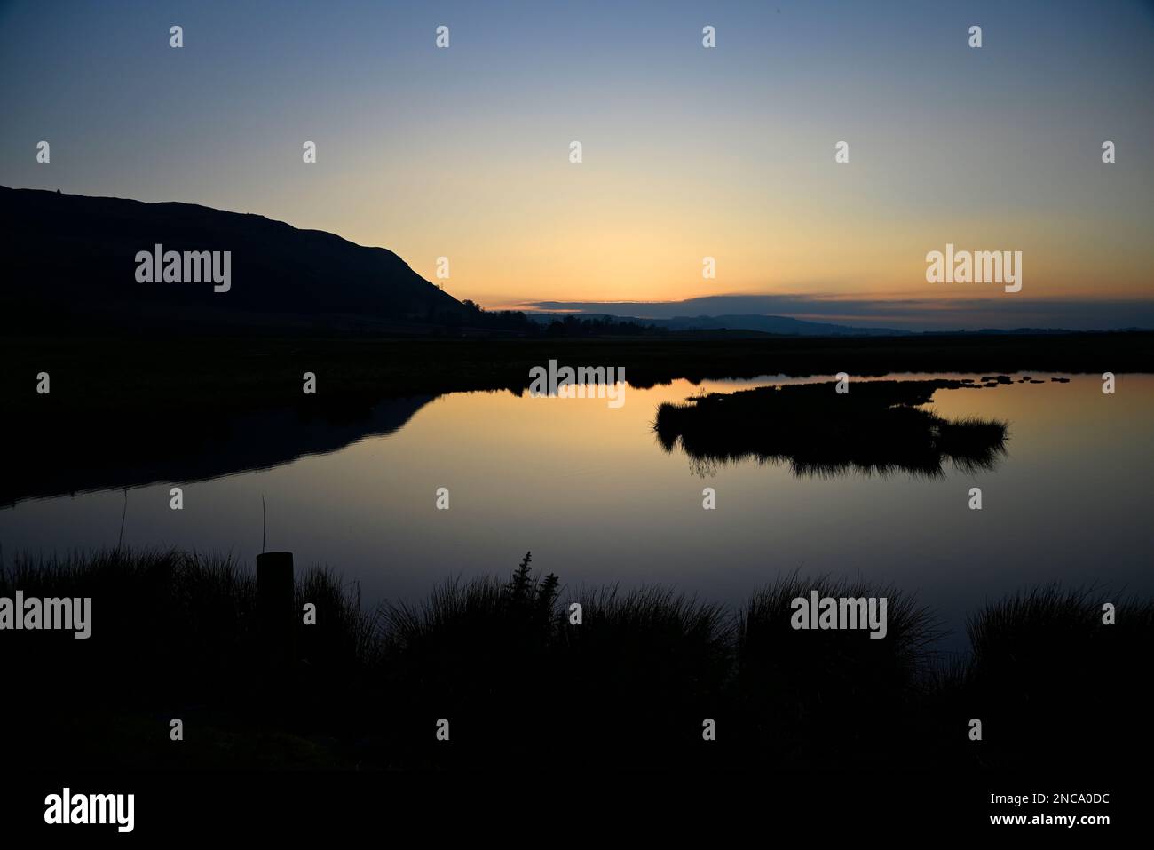 RSPB Loch Leven Perth und Kinross Stockfoto