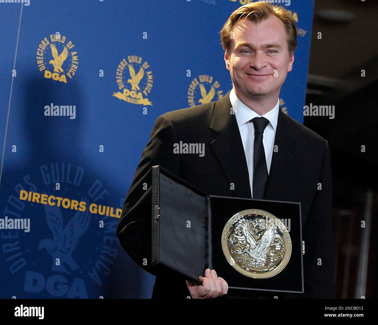 Director and feature film award nominee Christopher Nolan poses in the