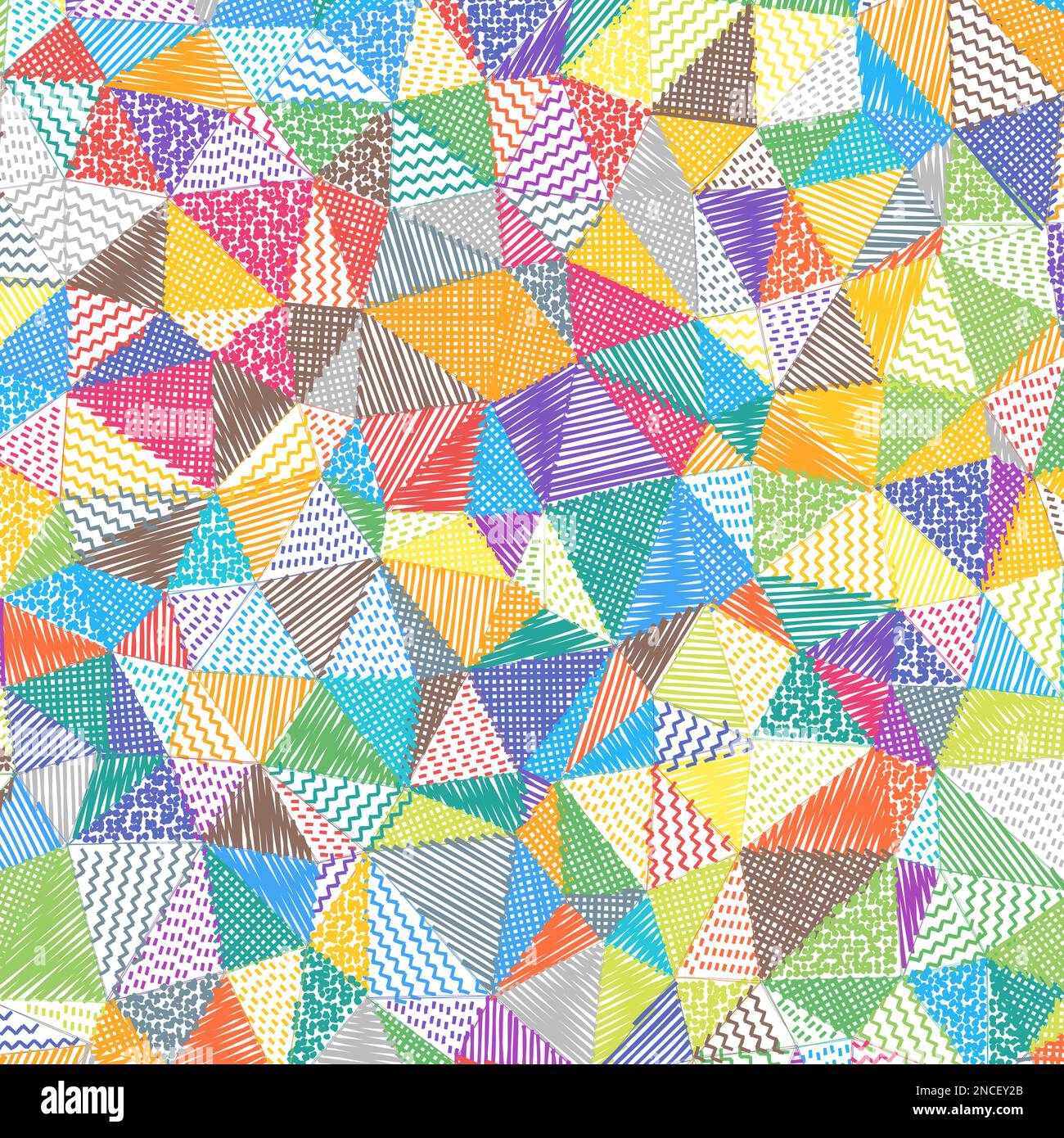 Niedriger Hintergrund für Polyskizzen. Künstlerisches quadratisches Muster. Authentischer abstrakter Hintergrund. Vektordarstellung. Stock Vektor