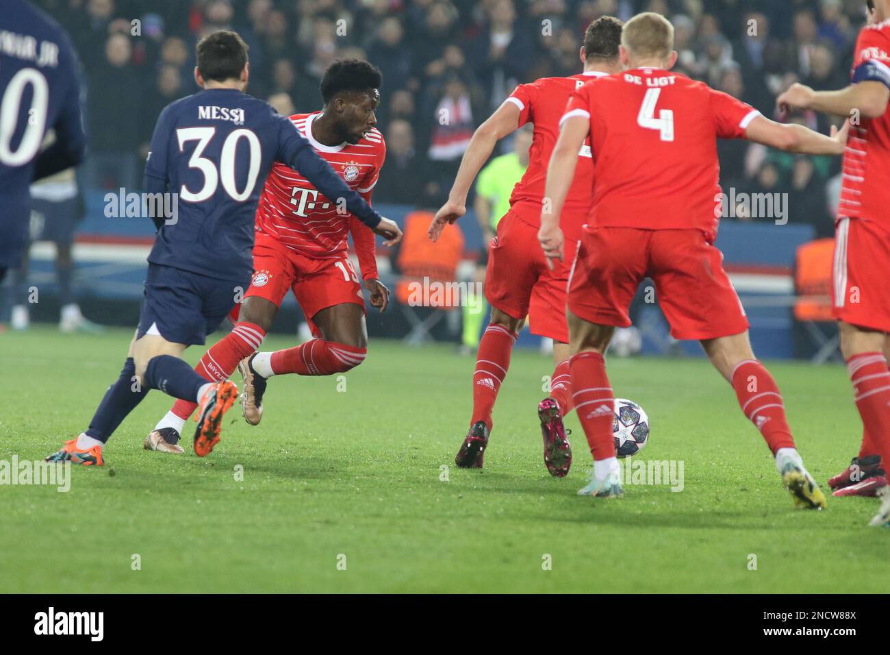 Paris, Stade de France, 14/02/2023, PARIS, Frankreich. , . FUSSBALL, UEFA CHAMPIONS LEAGUE, PSG, Paris Saint Germain gegen FC Bayern Muenchen am Dienstag, den 14. Februar in Paris im Stade de France, Ergebnis 0:1, (Foto: © Arthur THILL/ATPimages) (THILL Arthur/ATP/SPP) Guthaben: SPP Sport Press Photo. Alamy Live News Stockfoto