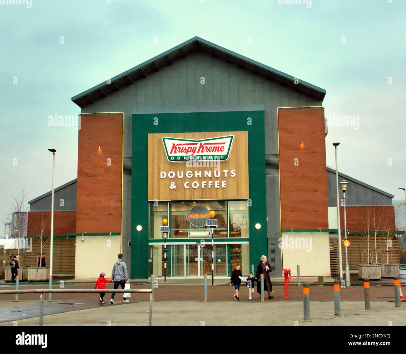 Krispy Kreme Braehead Shopping Centre Kings Inch Rd, Old Maritime Museum, Glasgow G51 4BN Stockfoto