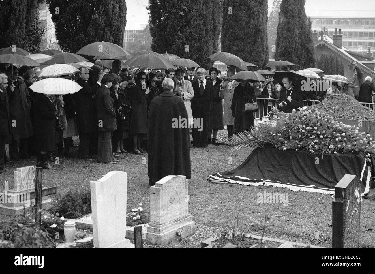 The funeral of late Charlie Chaplin took place in CorsierSurVevey