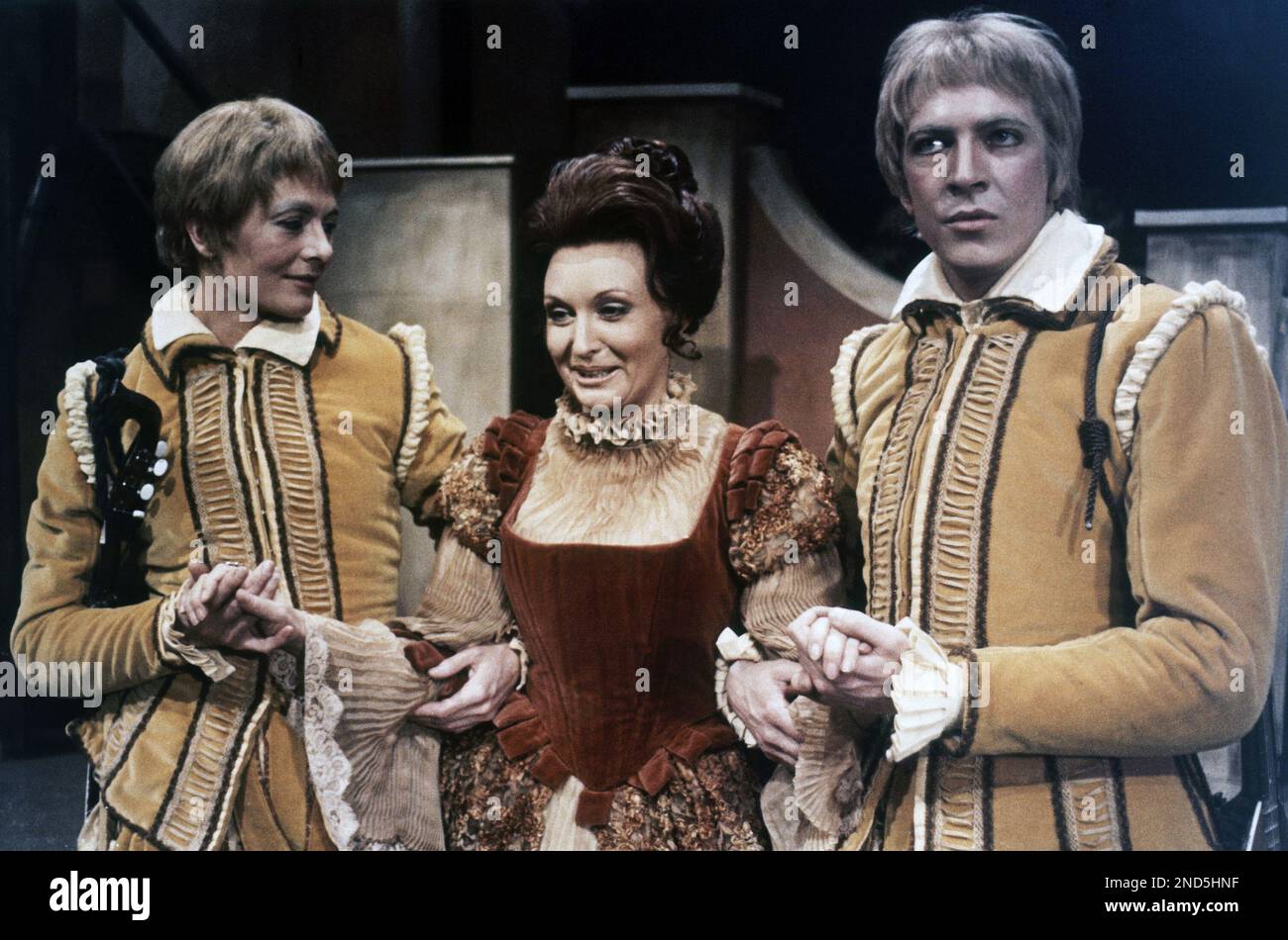 Vanessa Redgrave, in the role of Viola, left, is pictured with Nyree