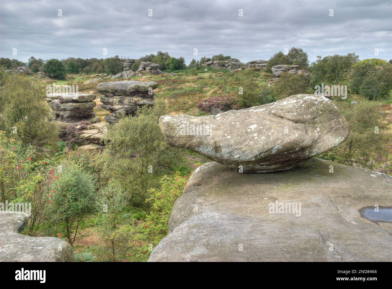 Brimham Rocks, Summerbridge, Harrogate HG3 4DW Stockfoto