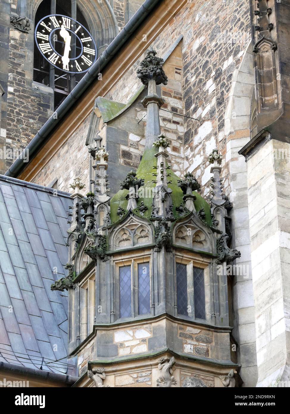 Kathedrale von St. Peter und Paul, Katedrála svatého Petra a Pavla, Brünn, Südmähren, Tschechische Republik, Europa Stockfoto