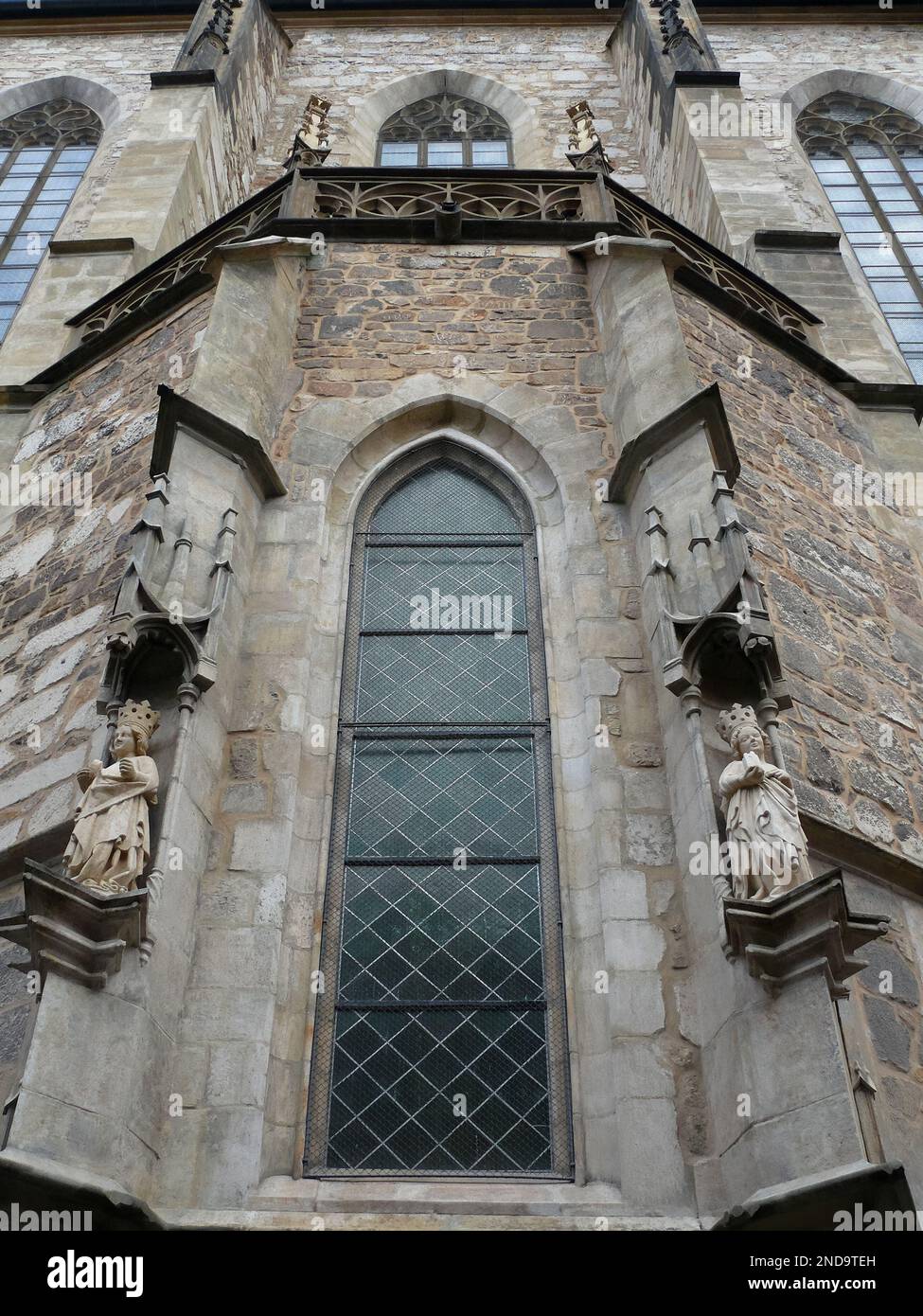 Kathedrale von St. Peter und Paul, Katedrála svatého Petra a Pavla, Brünn, Südmähren, Tschechische Republik, Europa Stockfoto