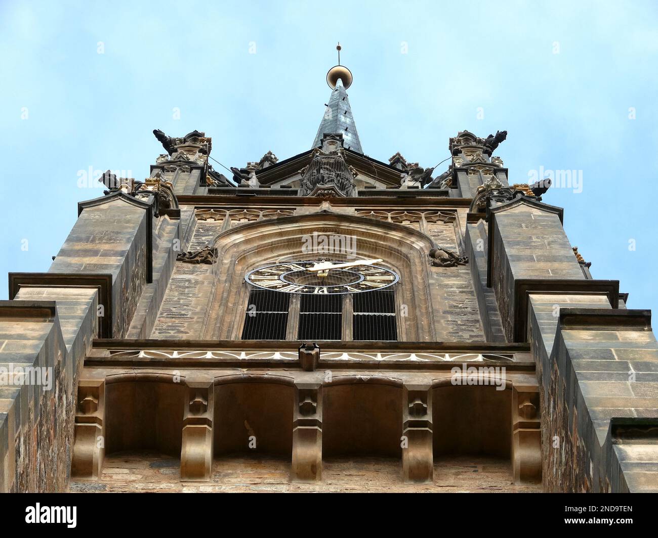 Kathedrale von St. Peter und Paul, Katedrála svatého Petra a Pavla, Brünn, Südmähren, Tschechische Republik, Europa Stockfoto