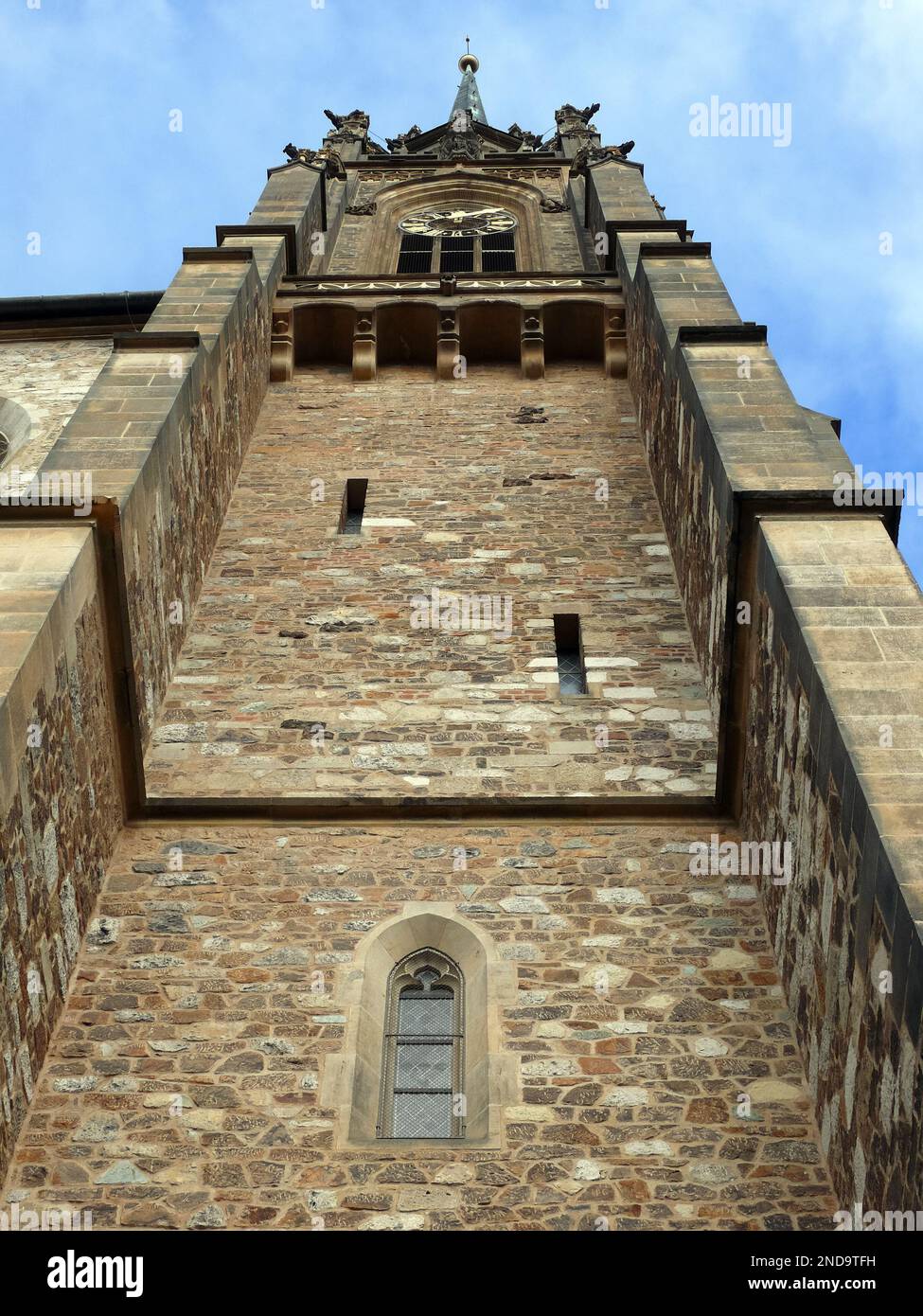 Kathedrale von St. Peter und Paul, Katedrála svatého Petra a Pavla, Brünn, Südmähren, Tschechische Republik, Europa Stockfoto