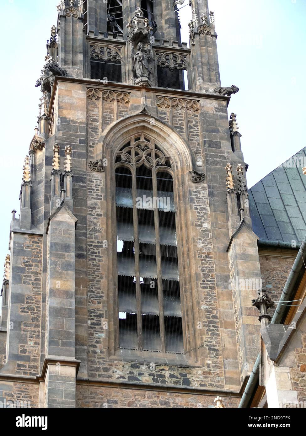 Kathedrale von St. Peter und Paul, Katedrála svatého Petra a Pavla, Brünn, Südmähren, Tschechische Republik, Europa Stockfoto